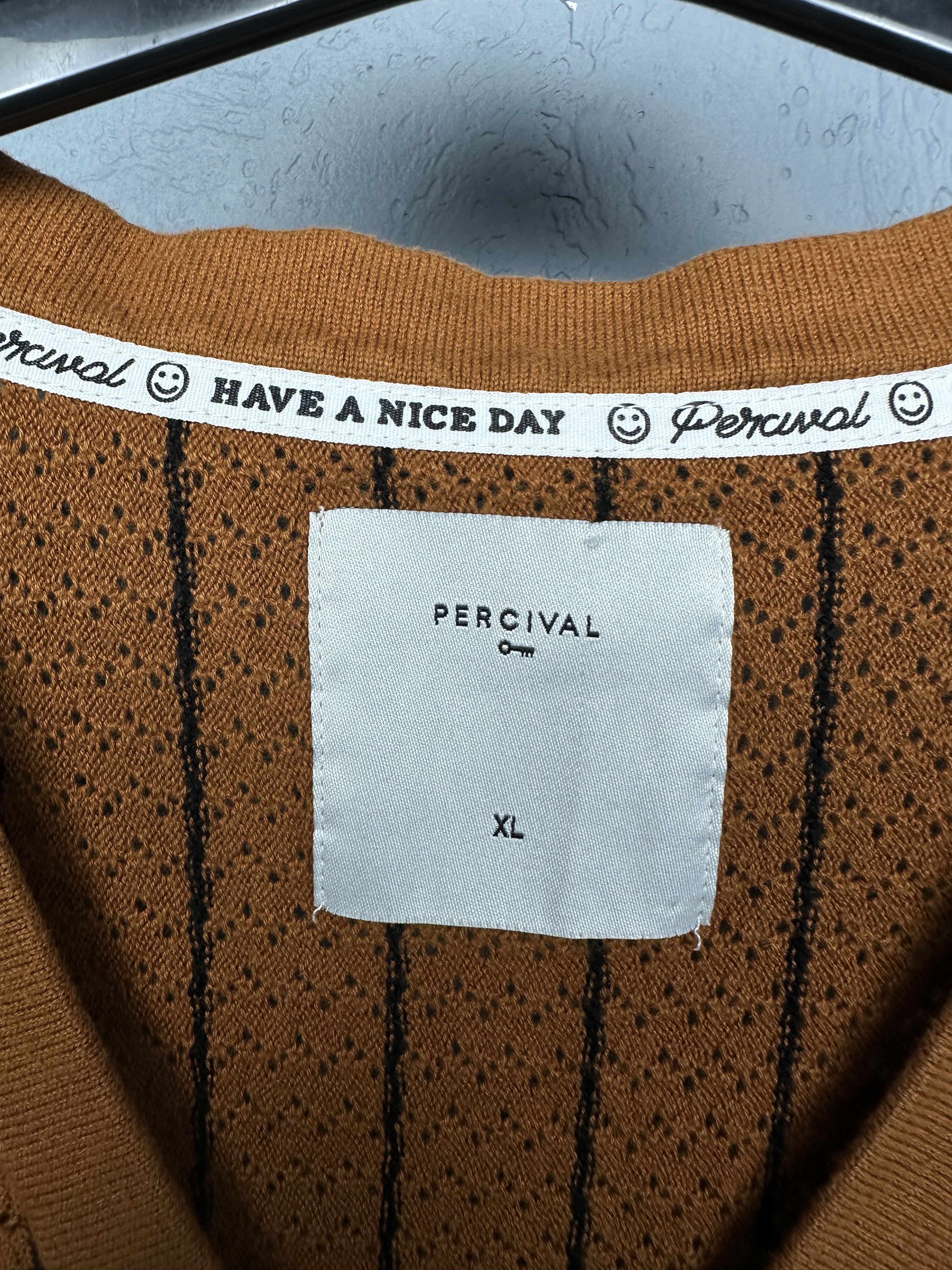 Percival Percival Mens Knit Vest Sweater Jumper Size US XL / EU 56 / 4 - 3 Thumbnail