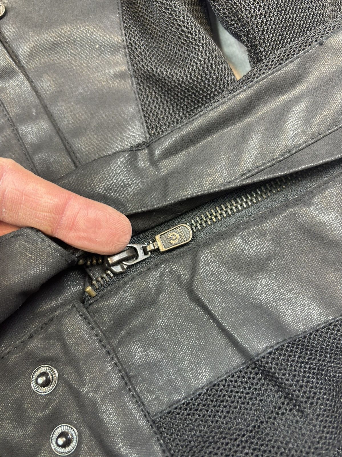 Belstaff × Vintage Womens Belstaff Jacket Vintage Biker Archive Avant Garde Size L / US 10 / IT 46 - 3 Thumbnail