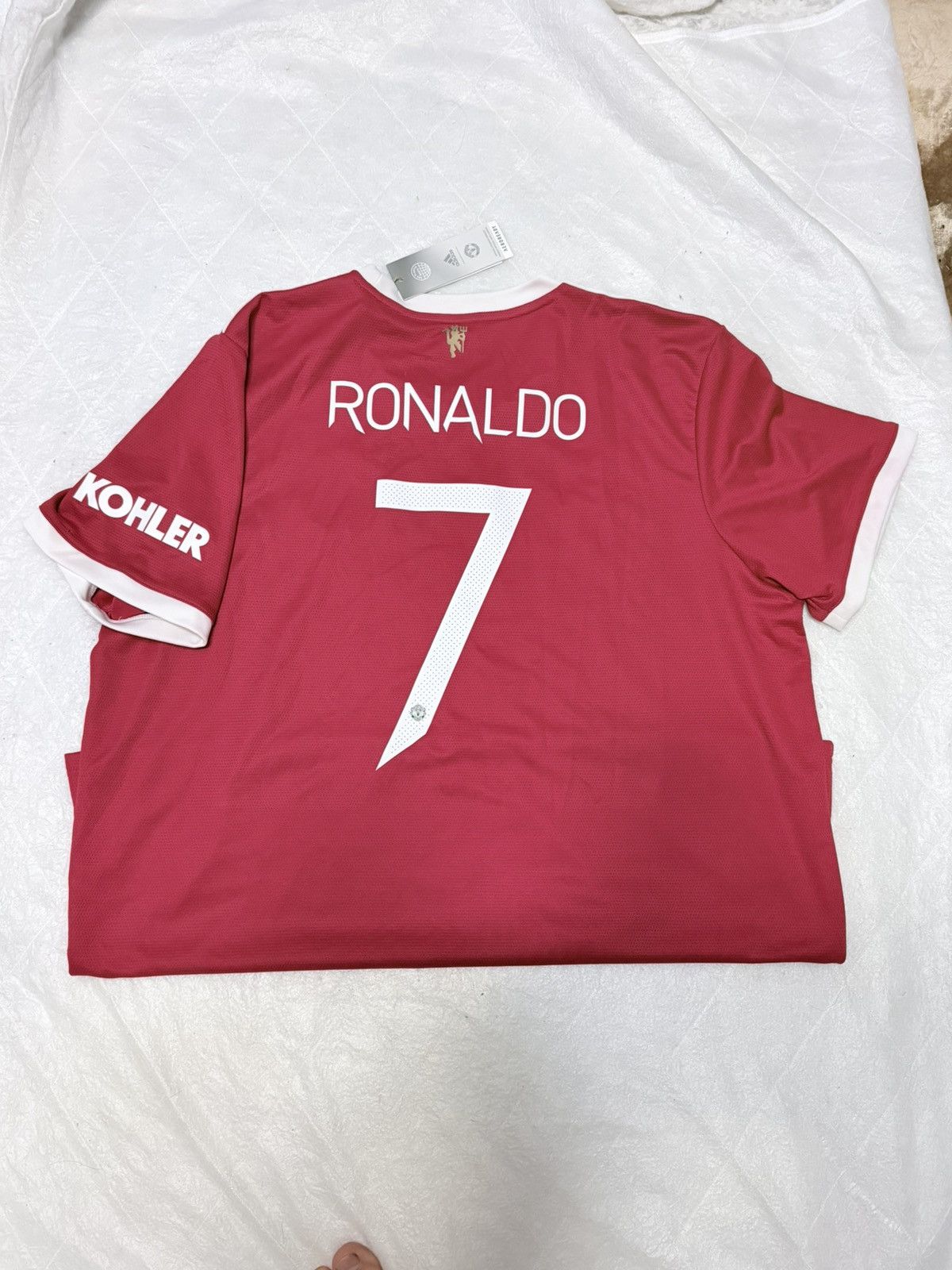 Adidas 2021-2022 Brand New M.U Cristiano Ronaldo Shirt 2XL Size US XXL / EU 58 / 5 - 1 Thumbnail