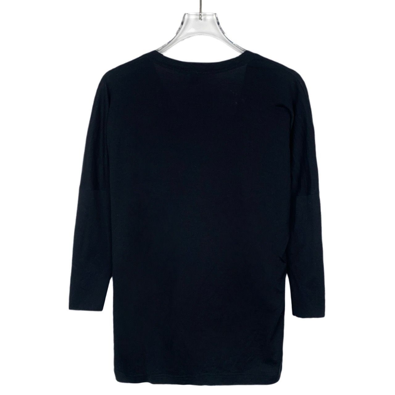Louis Vuitton Louis Vuitton Womens Black V-Neck Cotton Tunic With Embroide Size XS / US 0-2 / IT 36-38 - 2 Thumbnail