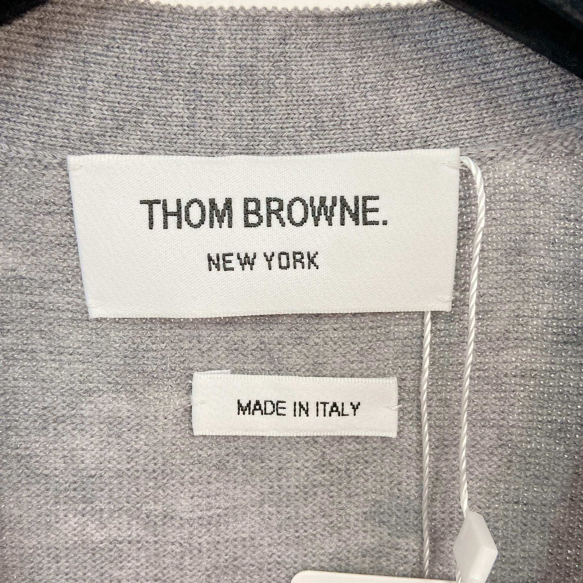 Thom Browne Thom Browne Gray Knit Cardigan 2 Size XS / US 0-2 / IT 36-38 - 6 Thumbnail
