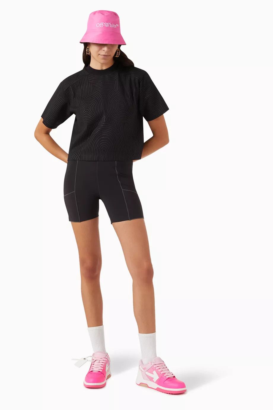 Off-White o1y1225 Crewneck T-Shirt in Black Size S / US 4 / IT 40 - 4 Thumbnail