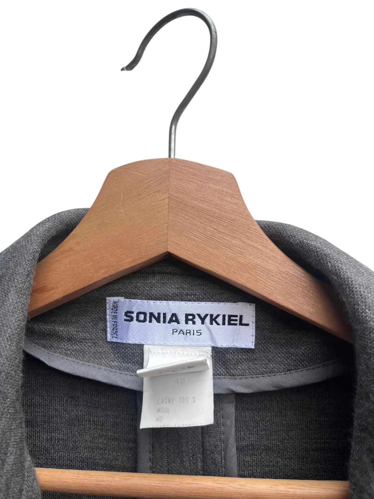 Sonia Rykiel Sonia Rykiel Double Breasted Wool Jacket Size M / US 6-8 / IT 42-44 - 8 Thumbnail