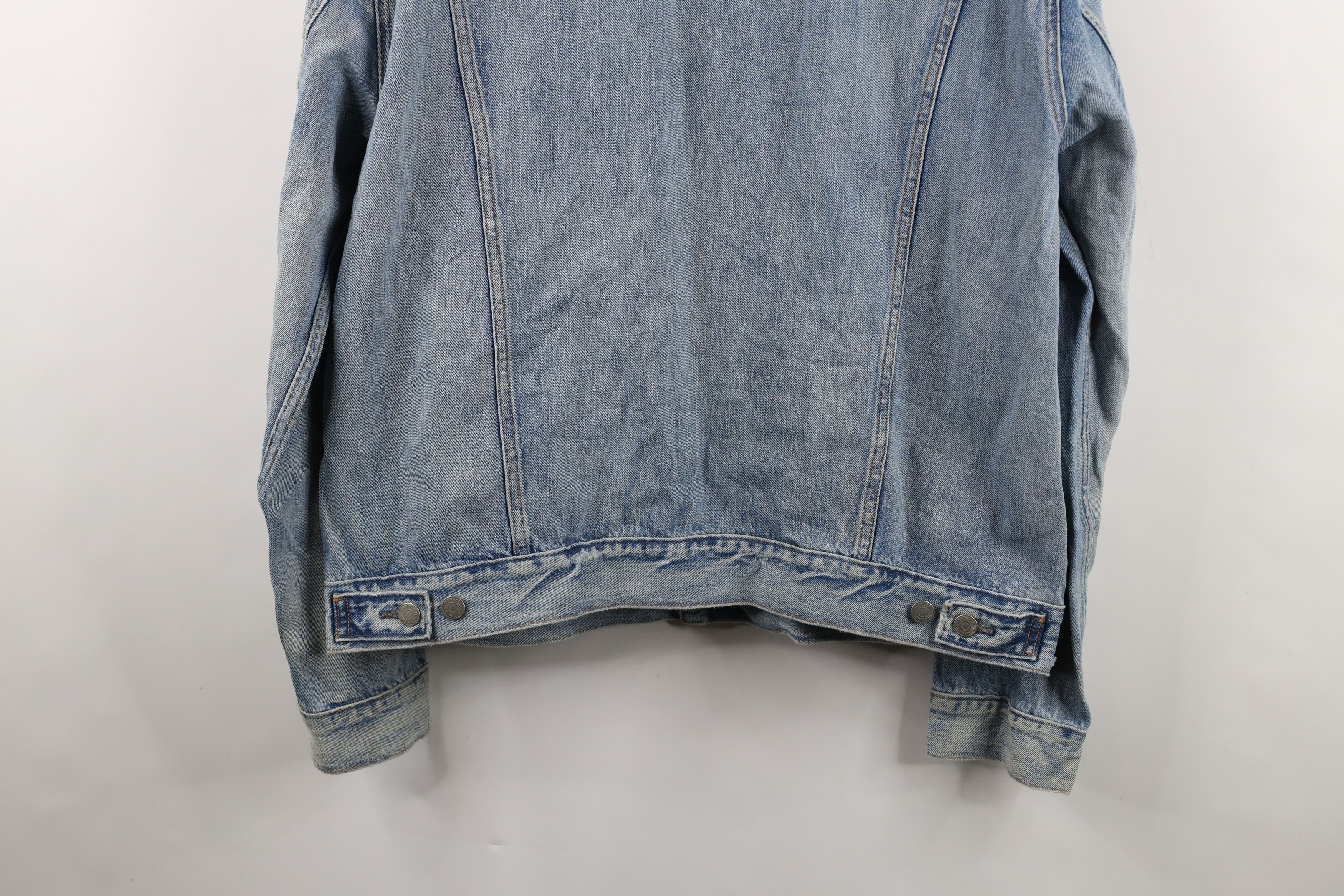 Ralph Lauren Vintage Ralph Lauren Spell Out Denim Jean Trucker Jacket Size US L / EU 52-54 / 3 - 14 Thumbnail