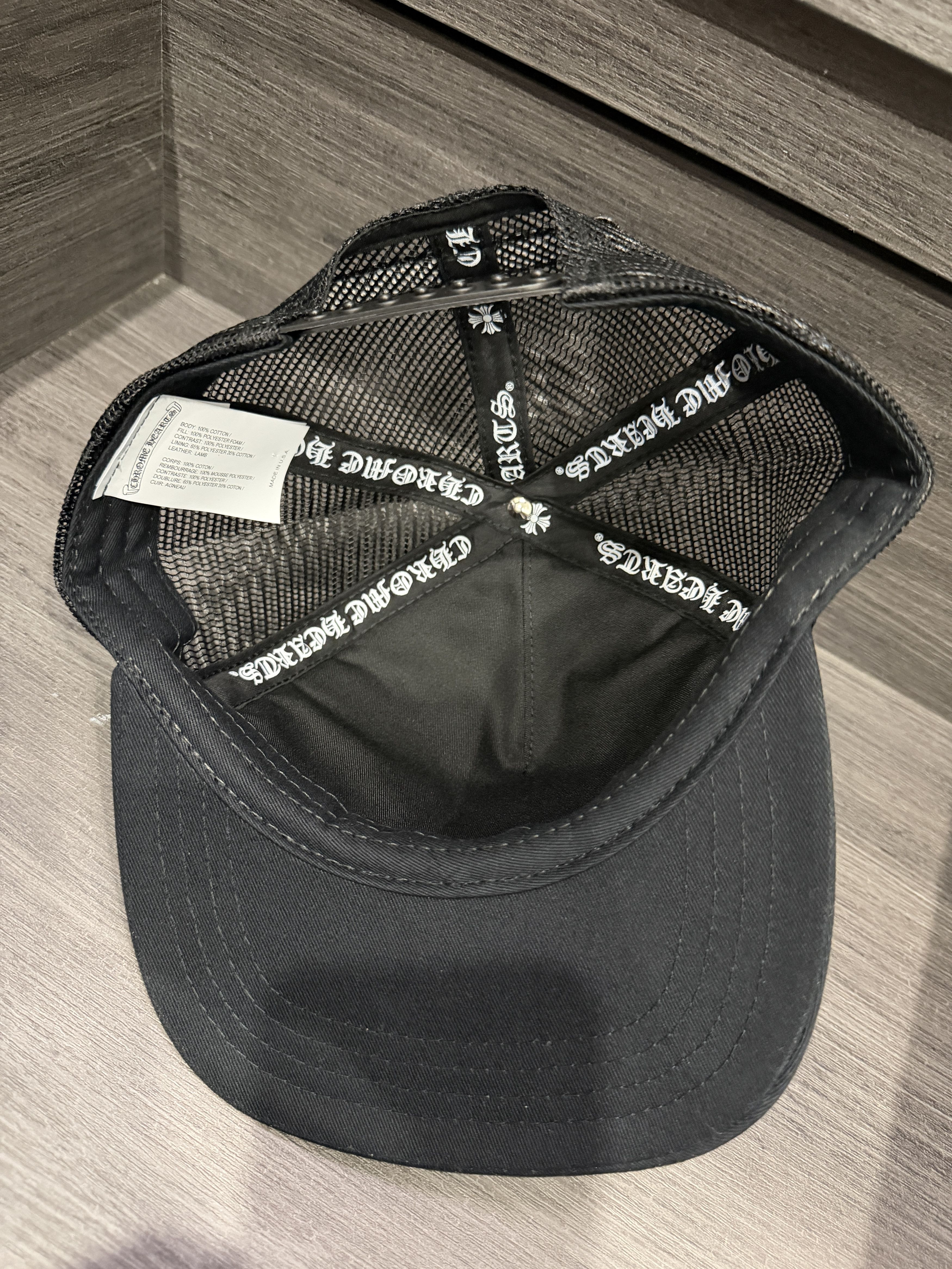 Chrome Hearts Orange/black 3 patch trucker Size ONE SIZE - 4 Thumbnail