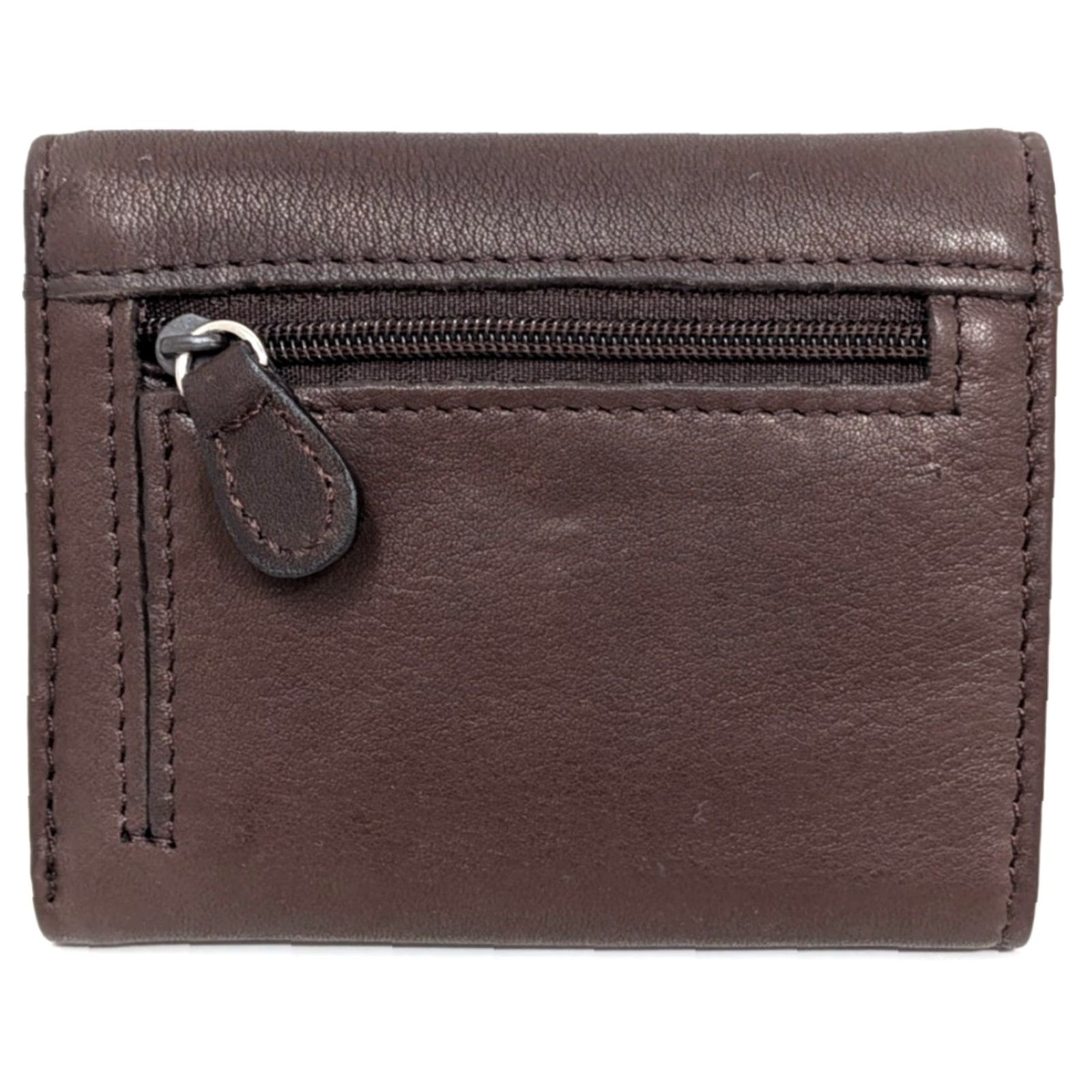 Vintage VINTAGE Princess Gardner Genuine Leather Brown ID Credit Card Coin Purse Wallet Mens Womens Girls Boys per item Size ONE SIZE - 6 Thumbnail