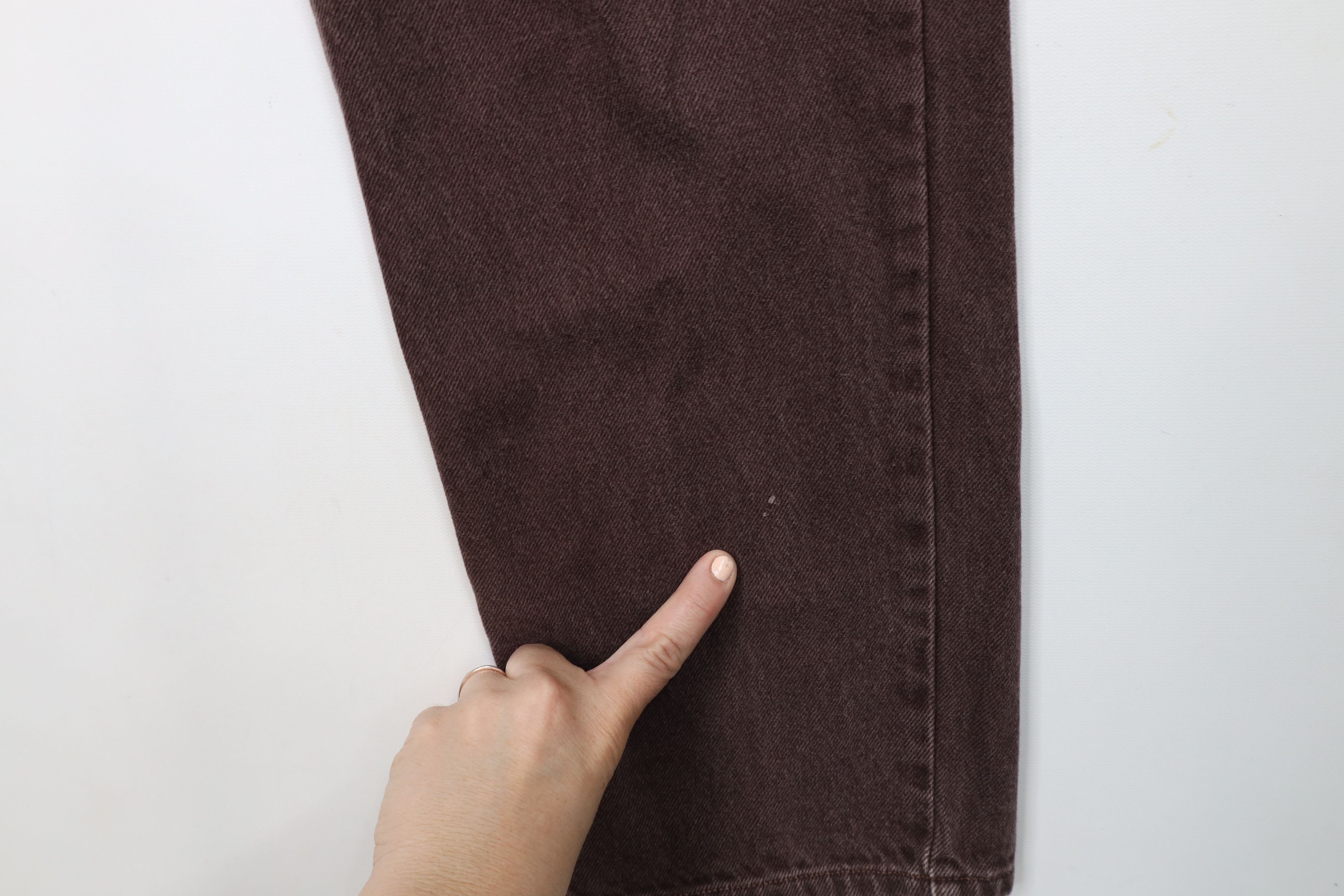Vintage Vintage 90s Streetwear Straight Leg Denim Jeans Brown Cotton Size US 32 / EU 48 - 5 Thumbnail