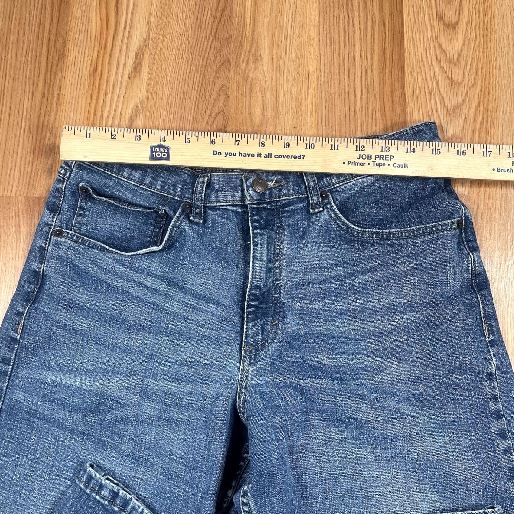 Wrangler Wrangler Jeans Men’s 32Wx32L Relaxed Fit Straight Leg Stretch Blue Denim Pants Size US 32 / EU 48 - 3 Thumbnail