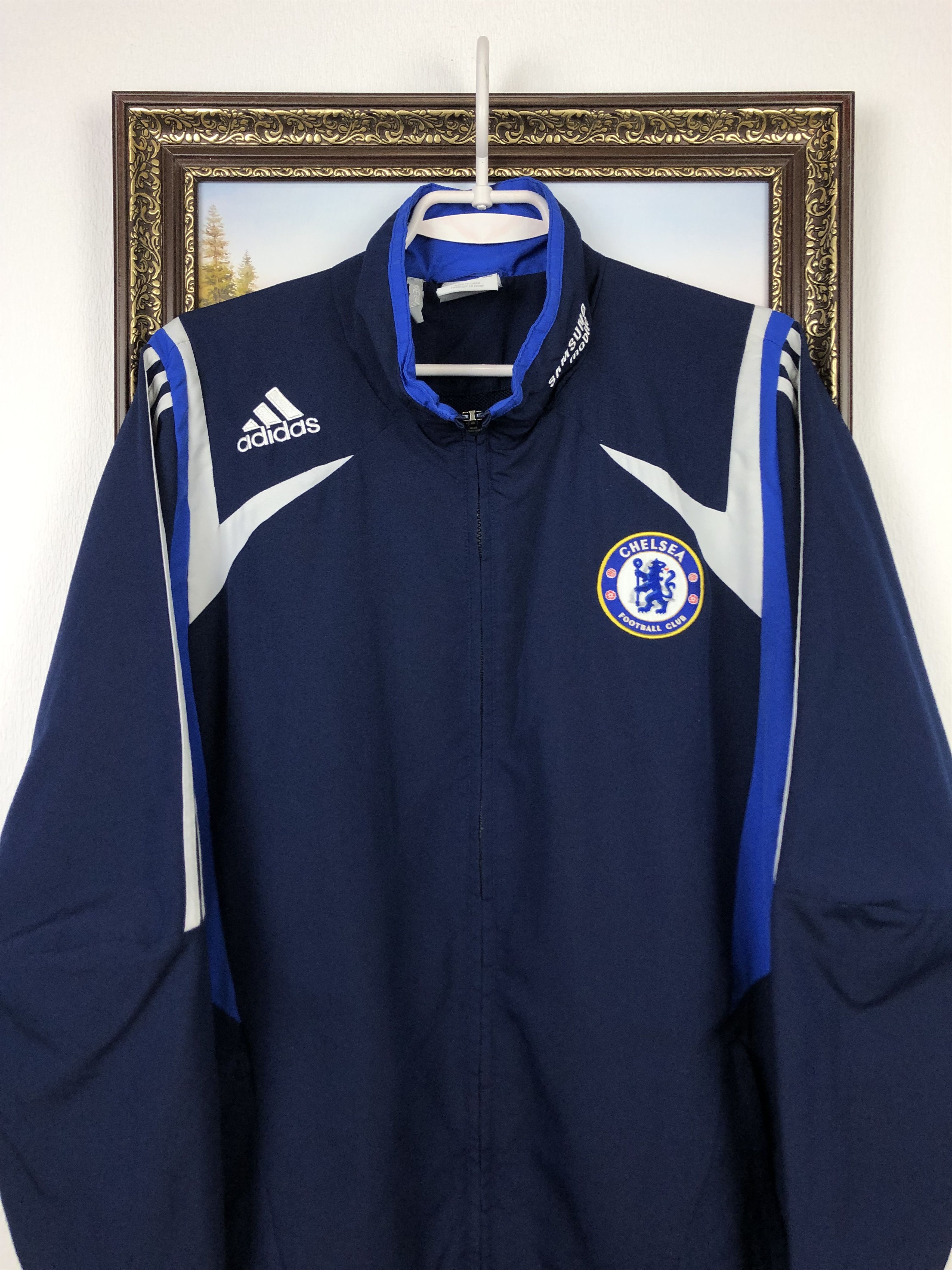 Adidas Vintage Adidas Chelsea Football Jacket Soccer Track Top Size US L / EU 52-54 / 3 - 2 Thumbnail