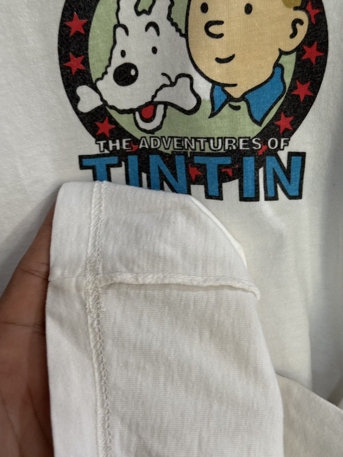 Cartoon Network Vintage 90s The Advantures Of TINTIN Cartoon Tee Size US L / EU 52-54 / 3 - 9 Thumbnail