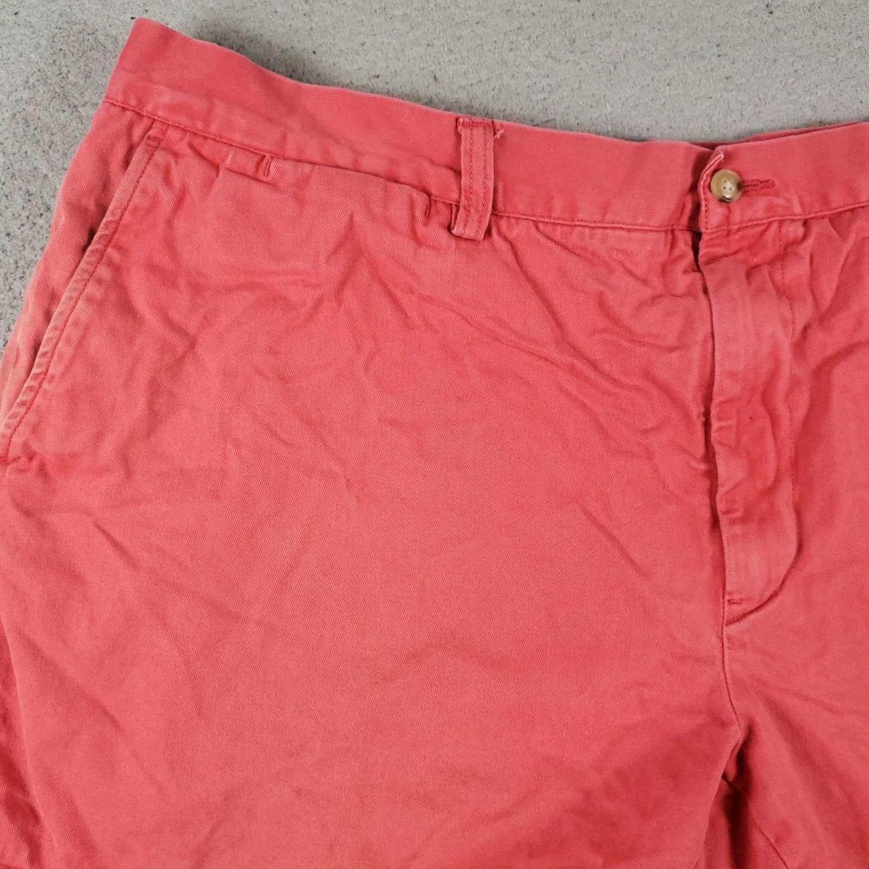 Ralph Lauren VINTAGE Ralph Lauren Chino Shorts Womens Size 42 Flat Front Casual Red Pink Adults Size 42" / US 20 - 2 Thumbnail