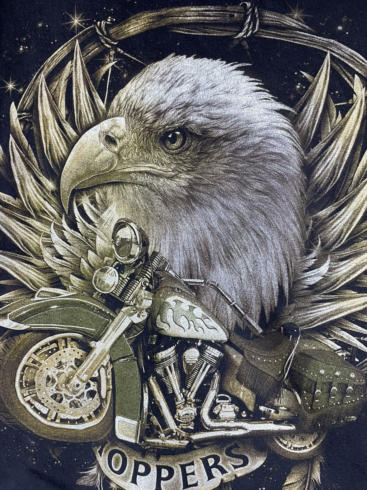 Vintage × West Coast Choppers Choppers Eagle vintage streetwear hoodie 90s Size US XL / EU 56 / 4 - 5 Thumbnail