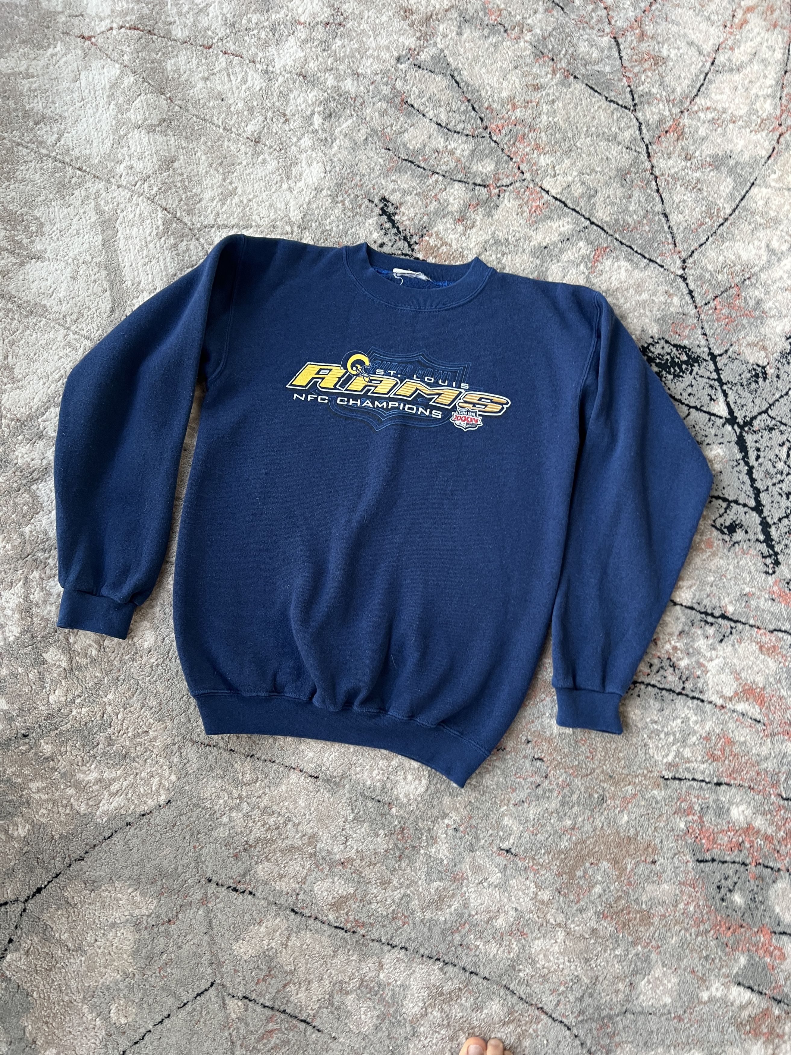 NFL 2000 Super Bowl St. Louis Rams NFC Champions Vintage Size US S / EU 44-46 / 1 - 1 Thumbnail