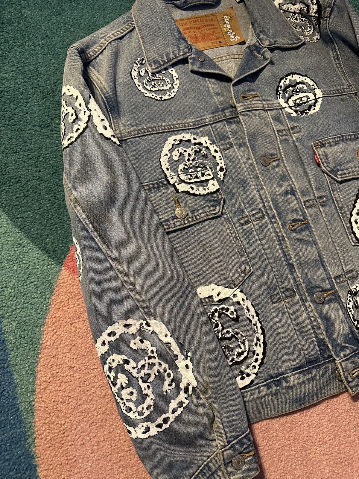 DENIM TEARS × Levi's × Stussy Denim Tears Stussy Levi Type 2 Jacket Size US M / EU 48-50 / 2 - 2 Thumbnail