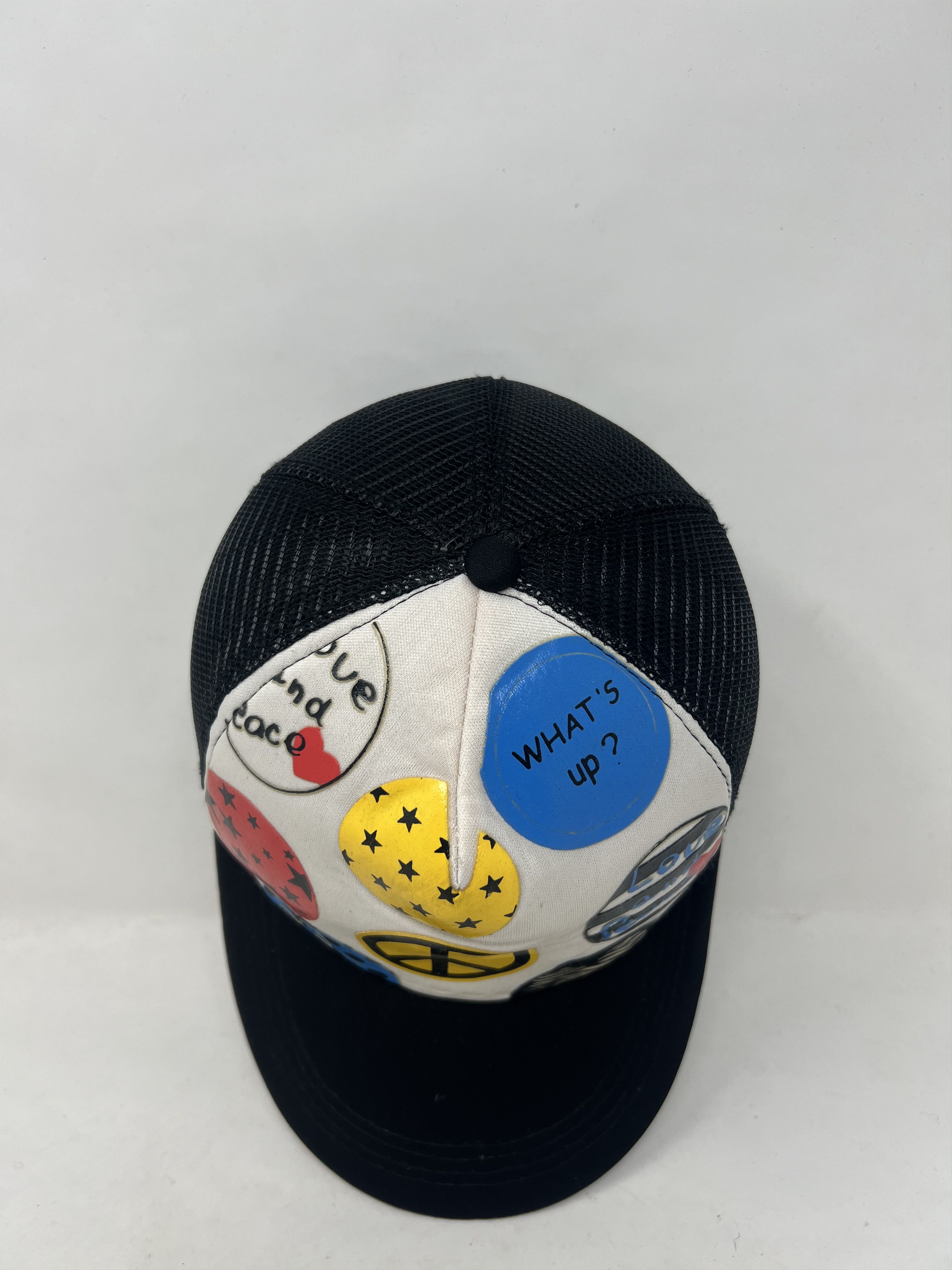 Hat Club Love and Peace Trucker Hat Size ONE SIZE - 6 Thumbnail