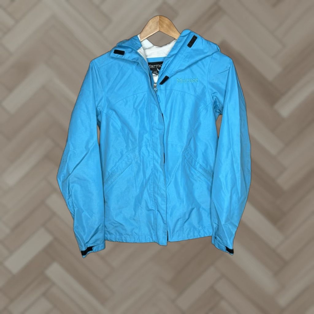 Marmot Marmot Jacket Men Hooded Zip Blue Rain Coat Size S Size US S / EU 44-46 / 1 - 1 Thumbnail