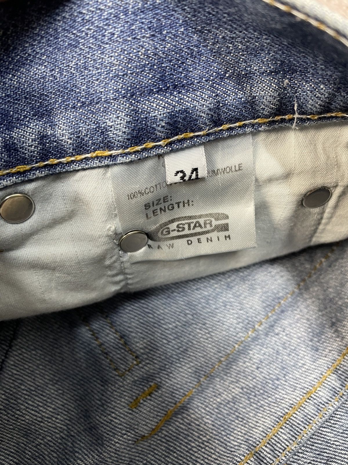 G-Star × Vintage Vintage Y2K G Star Raw Distressed Cargo Jeans Pants Size US 32 / EU 48 - 11 Thumbnail