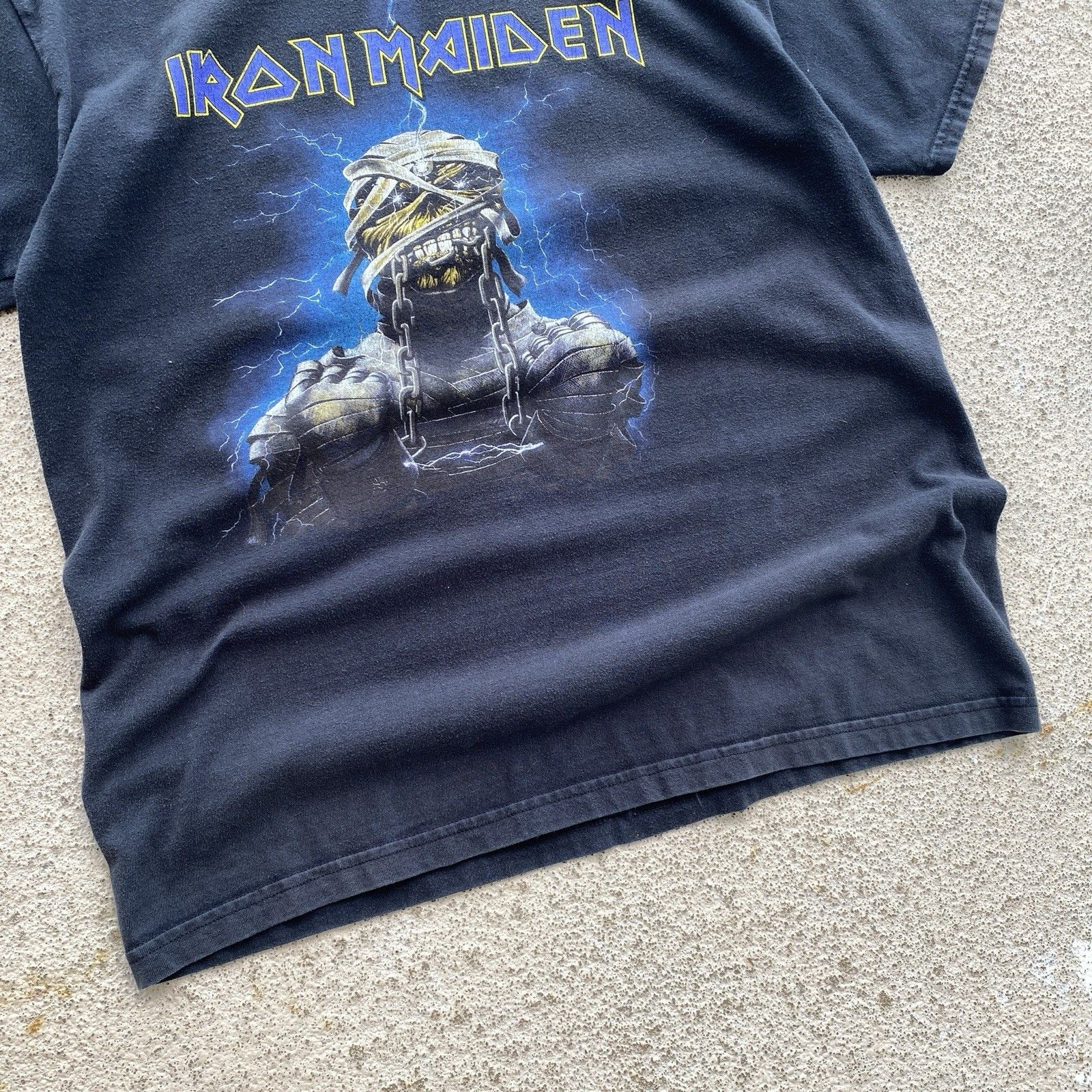 Iron Maiden Vintage 90s IRON MAIDEN Band Rock T shirt Y2K skull Band Size US M / EU 48-50 / 2 - 5 Thumbnail