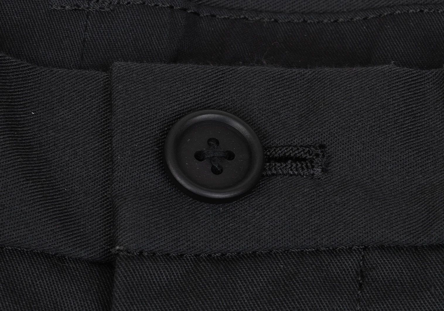 Jean Paul Gaultier Poly Cotton Twill 12 Tuck Pants in Black Size US 32 / EU 48 - 3 Thumbnail