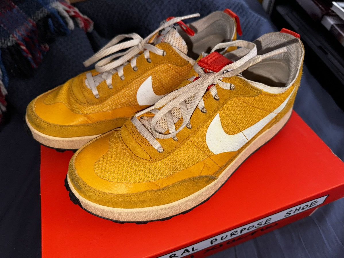 image of Nike Tom Sachs General Purpose Shoe Dark Sulfur in Yellow, Men's (Size 9)