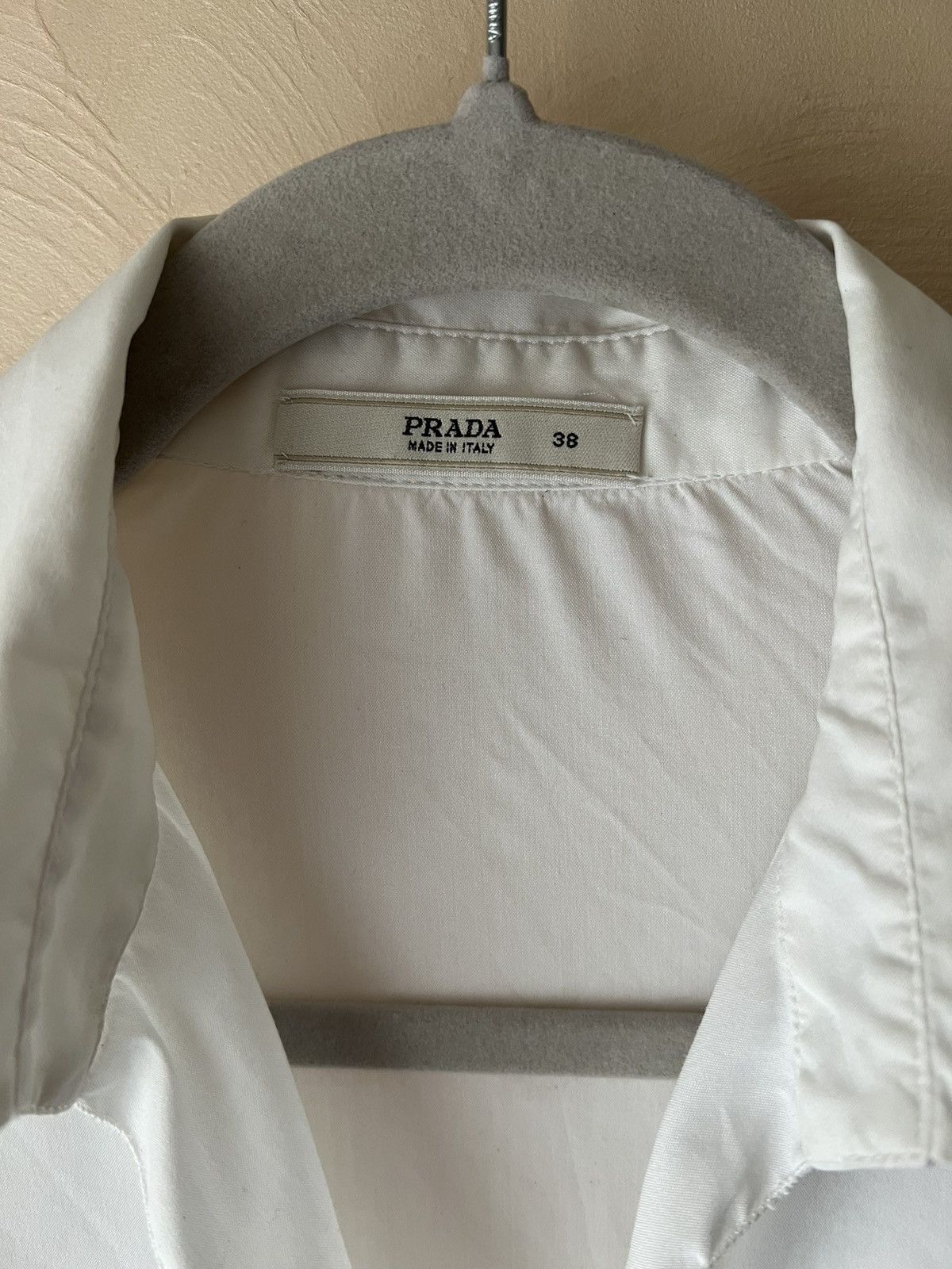 Prada Vintage Prada white shirt woman size 38 Size XS / US 0-2 / IT 36-38 - 2 Thumbnail