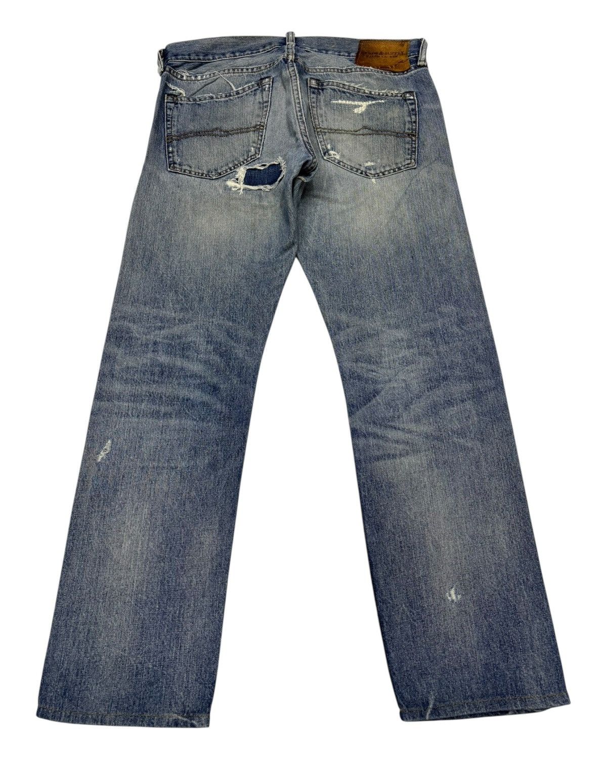 RRL Ralph Lauren Ralph Lauren Patchwork Slim Jeans Distressed Denim Size US 32 / EU 48 - 2 Thumbnail