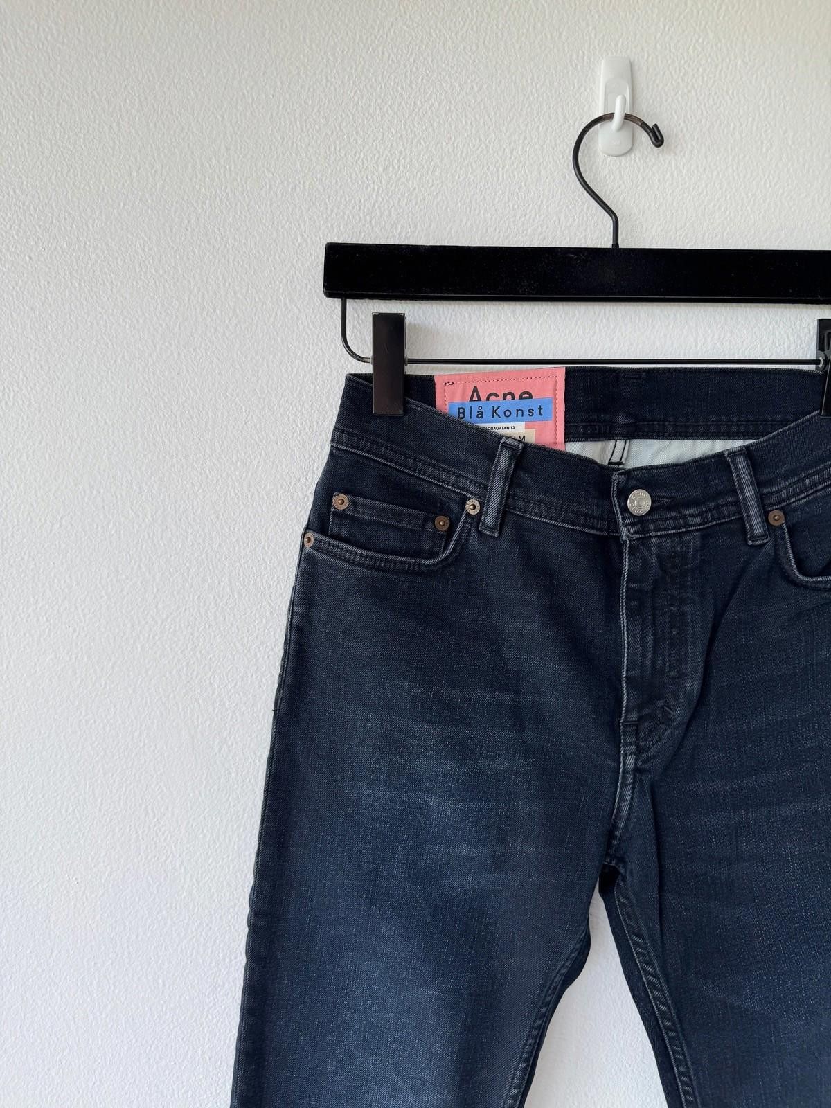 Acne Studios new Acne Studios bla konst mens jeans north blue black 29 Size US 31 - 4 Thumbnail