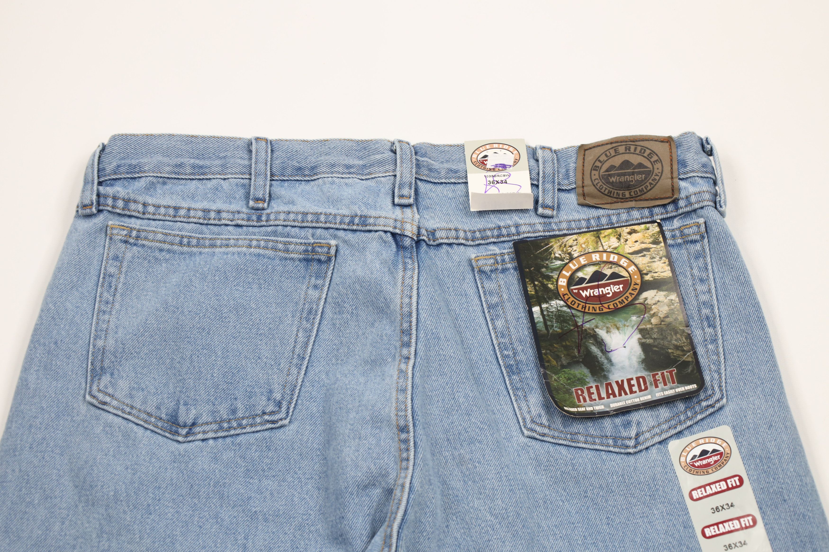 Vintage × Wrangler Deadstock Vintage Wrangler Bootcut Denim Jeans Blue Cotton Size US 36 / EU 52 - 8 Thumbnail