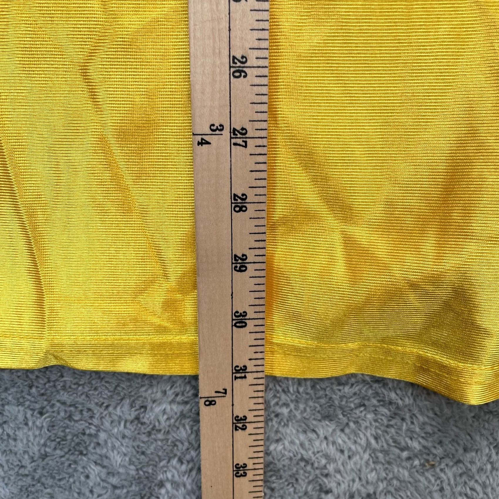 Vintage Movie Promo Dodgeball Average Joes Jersey Mens Large Yellow Satin Shirt Costume Size US L / EU 52-54 / 3 - 6 Thumbnail