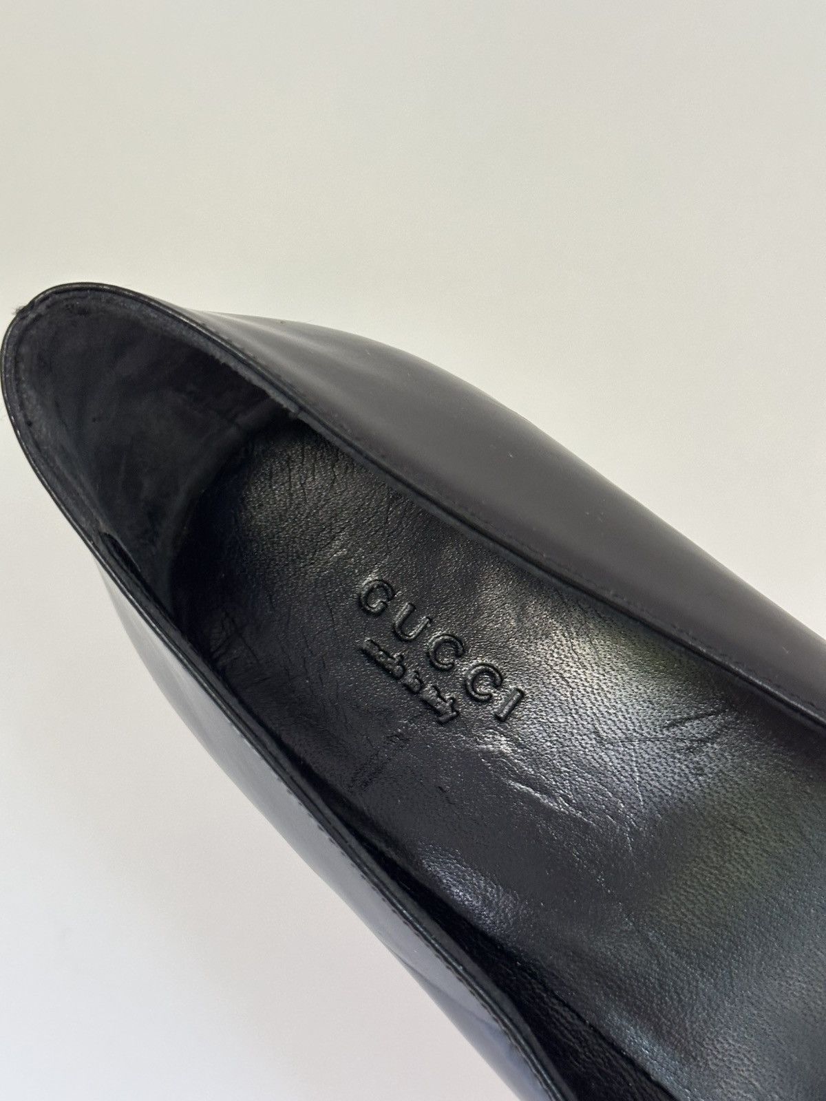 Gucci Gucci patent leather heels metal logo with box Size US 9 / IT 39 - 11 Thumbnail