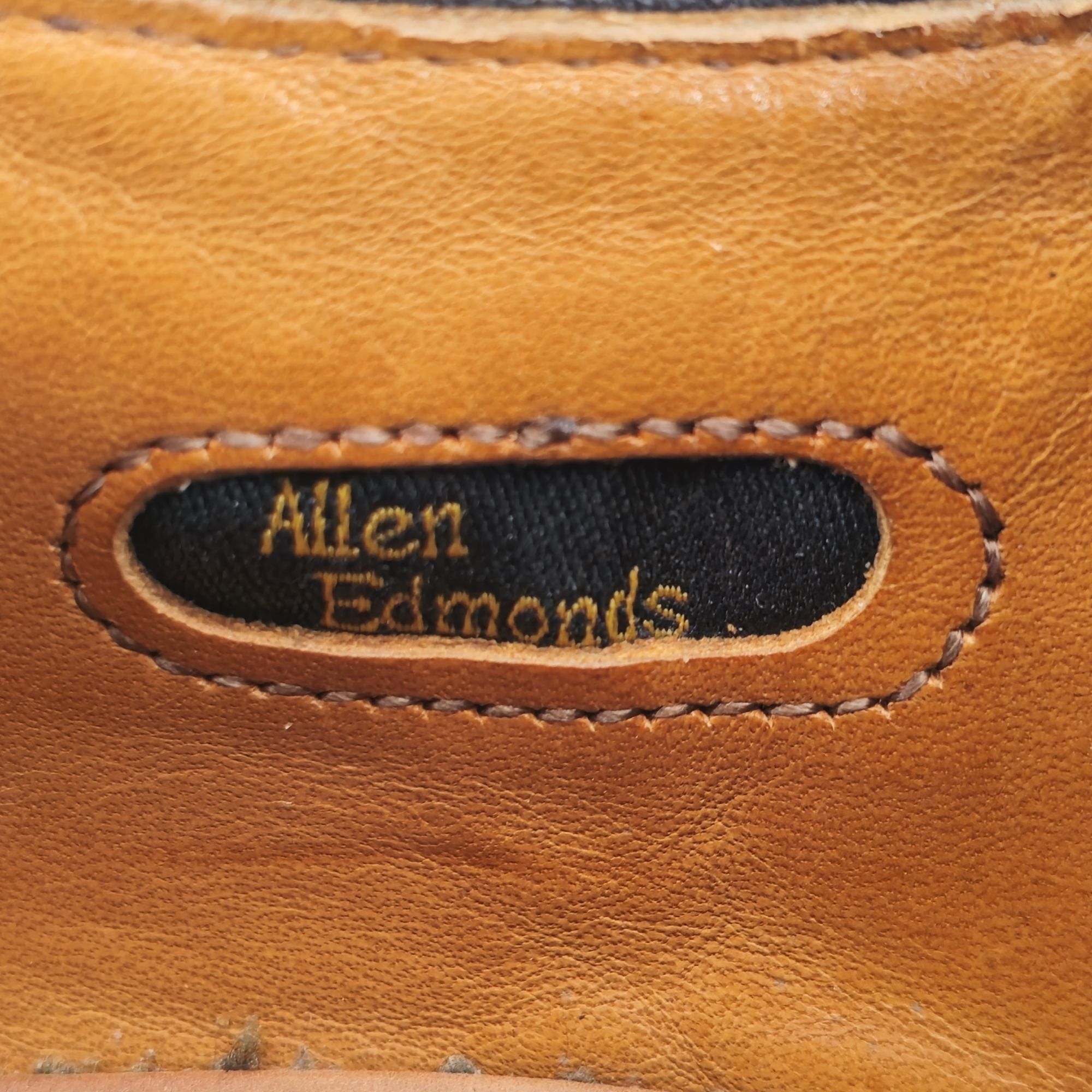 Allen Edmonds Allen Edmonds Men's 9B Black Calf Leather Dress Shoes Thayer Size US 9 / EU 42 - 13 Thumbnail