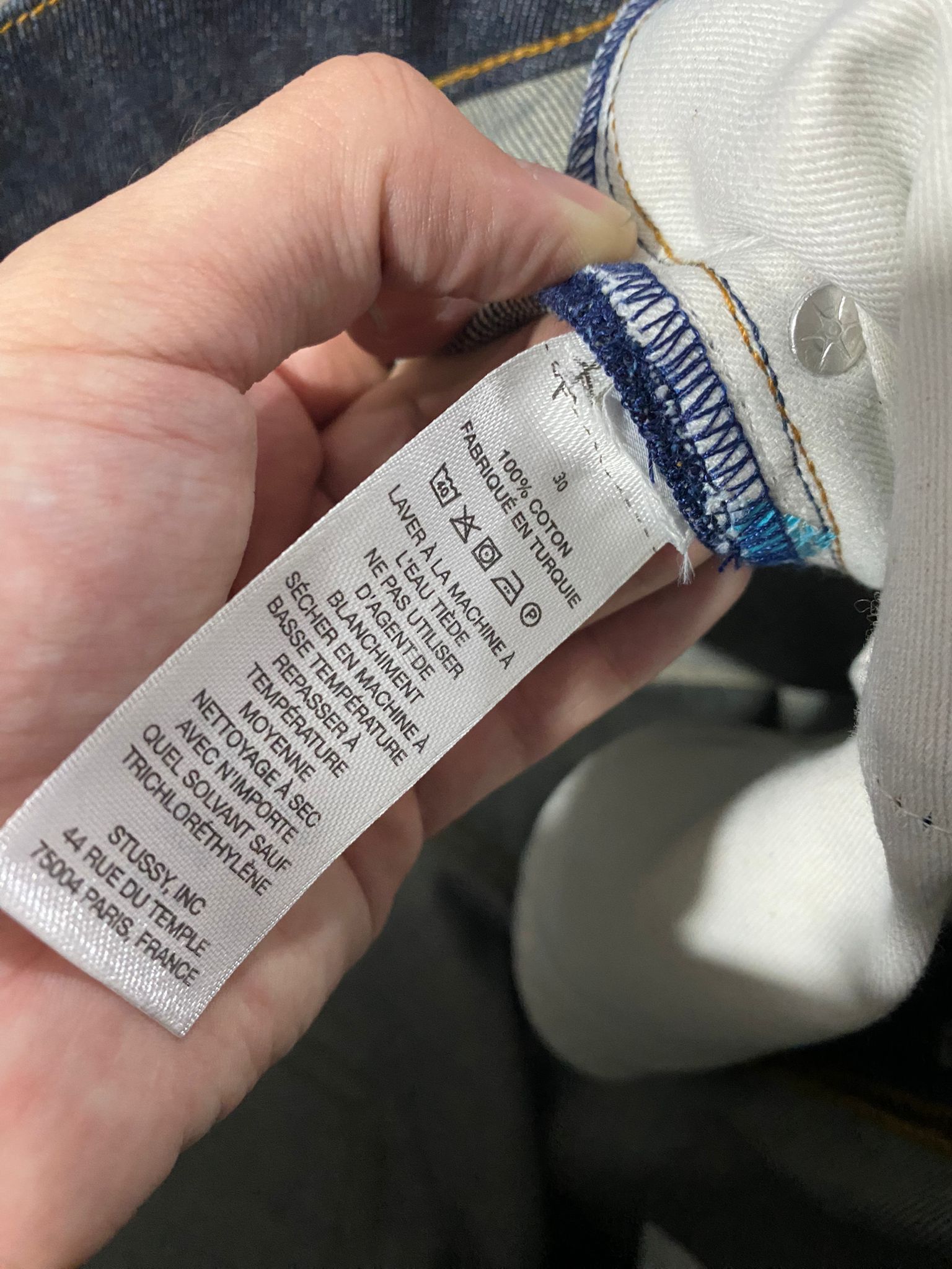 Stussy New Classic Jeans Denim Size US 30 / EU 46 - 12 Thumbnail