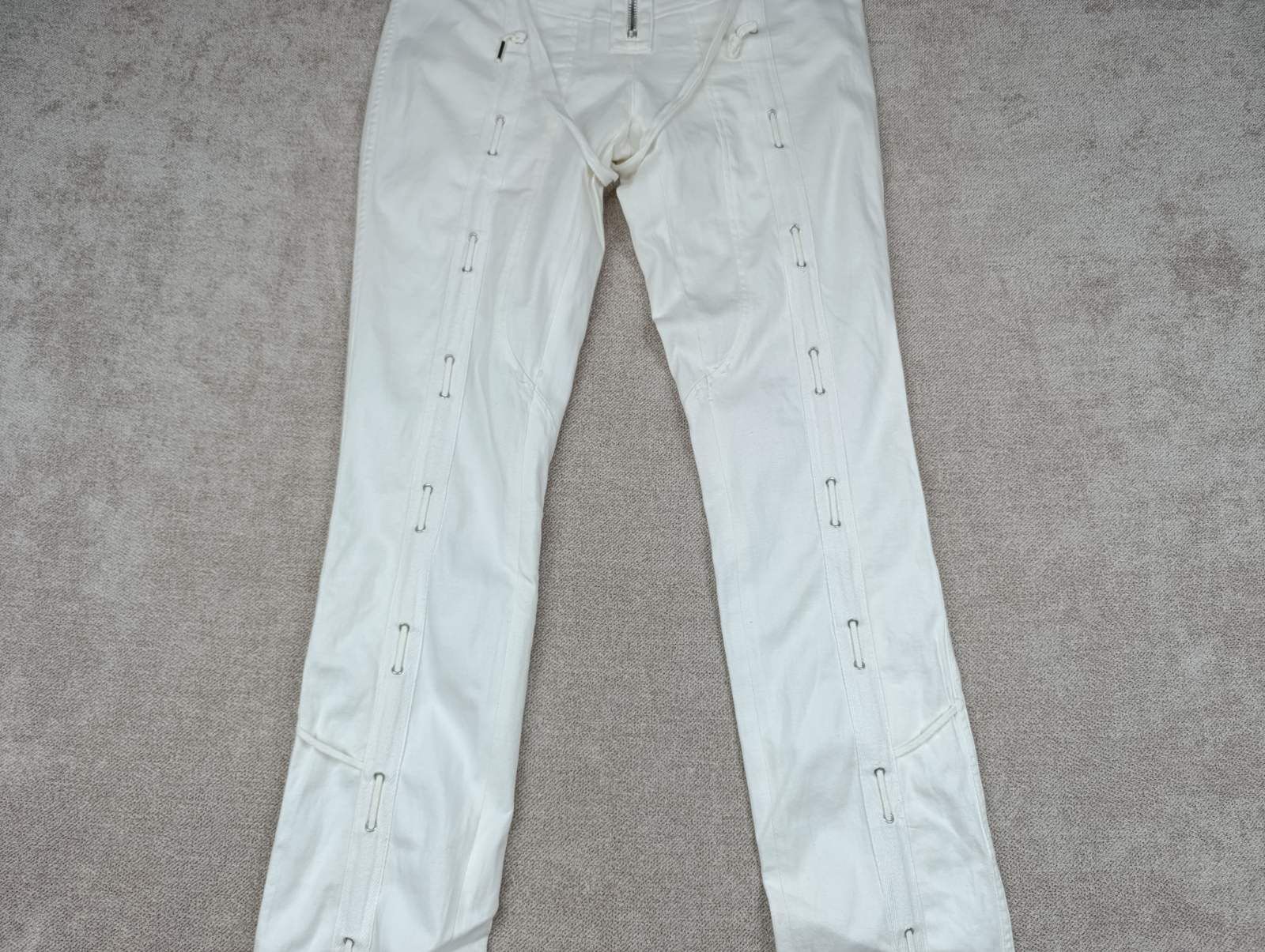Versus Versace WOMEN'S AVANT GARDE OPIUM DRAWSTRING PANTS VERSUS VERSACE Size 26" / US 2 / IT 38 - 6 Thumbnail