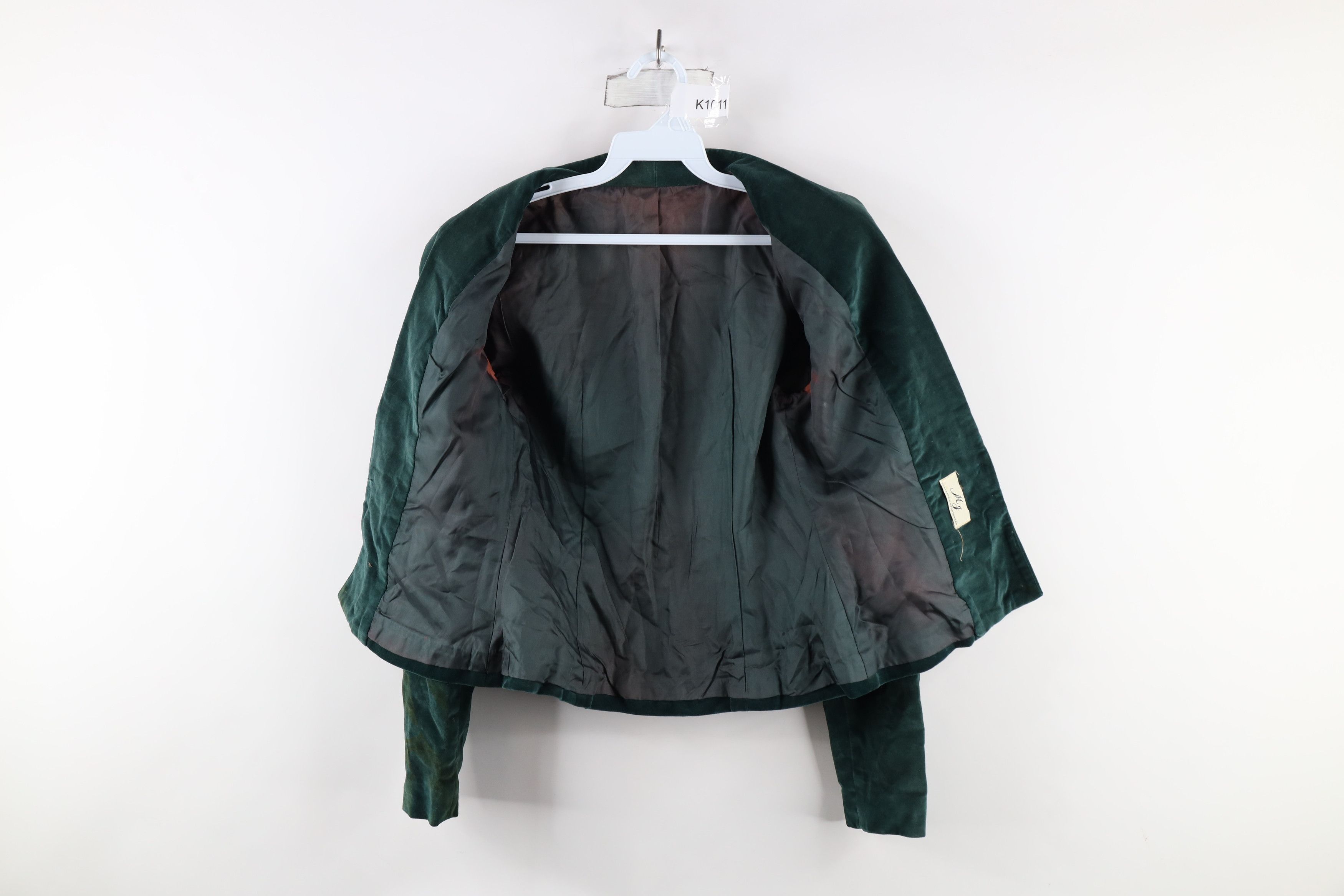Vintage Vintage 60s Rockabilly Blazer Jacket Emerald Green USA Size M / US 6-8 / IT 42-44 - 9 Thumbnail