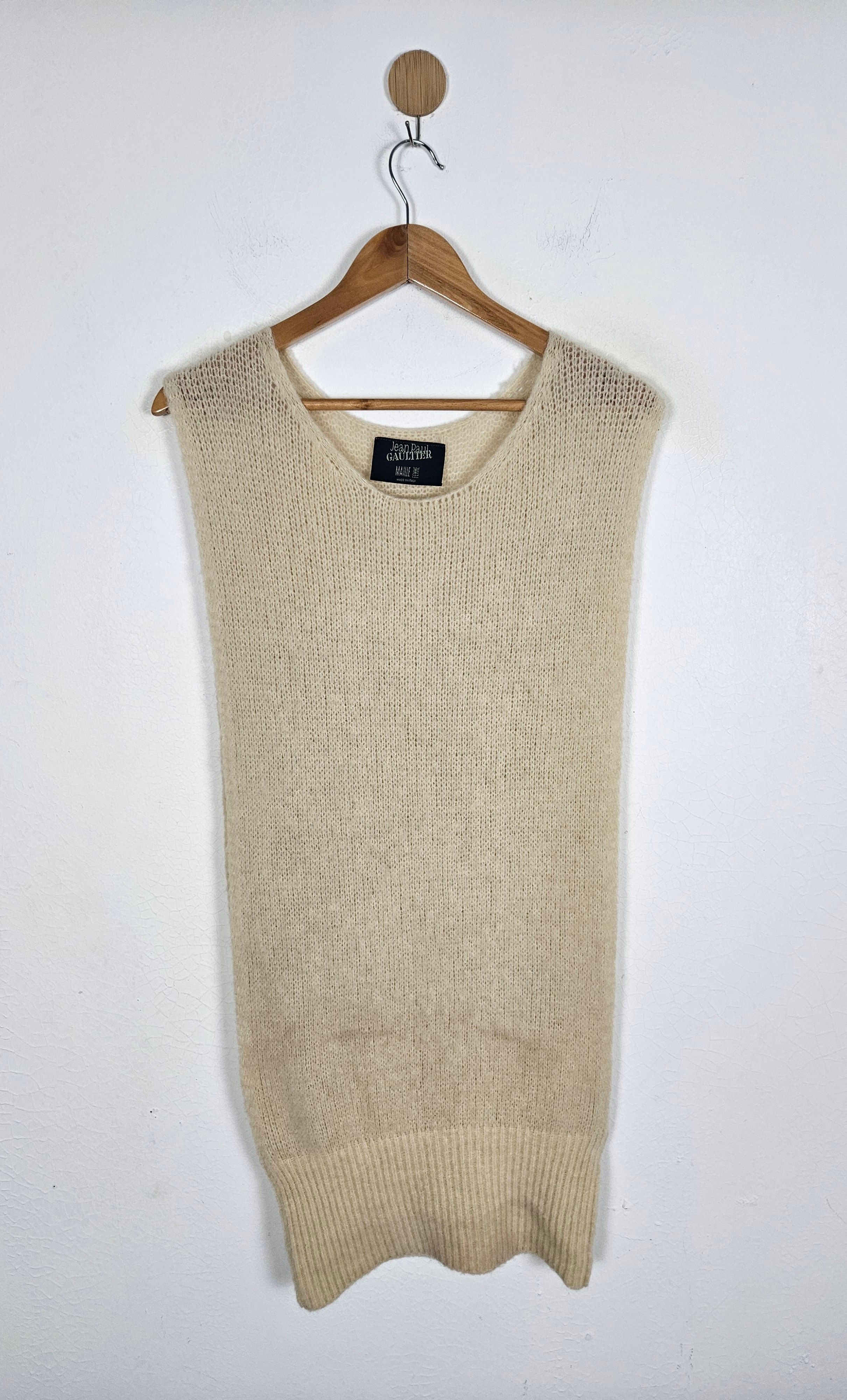 Jean Paul Gaultier Jean Paul Gaultier Maille Femme Knit Wool Tank Top Size S / US 4 / IT 40 - 1 Thumbnail