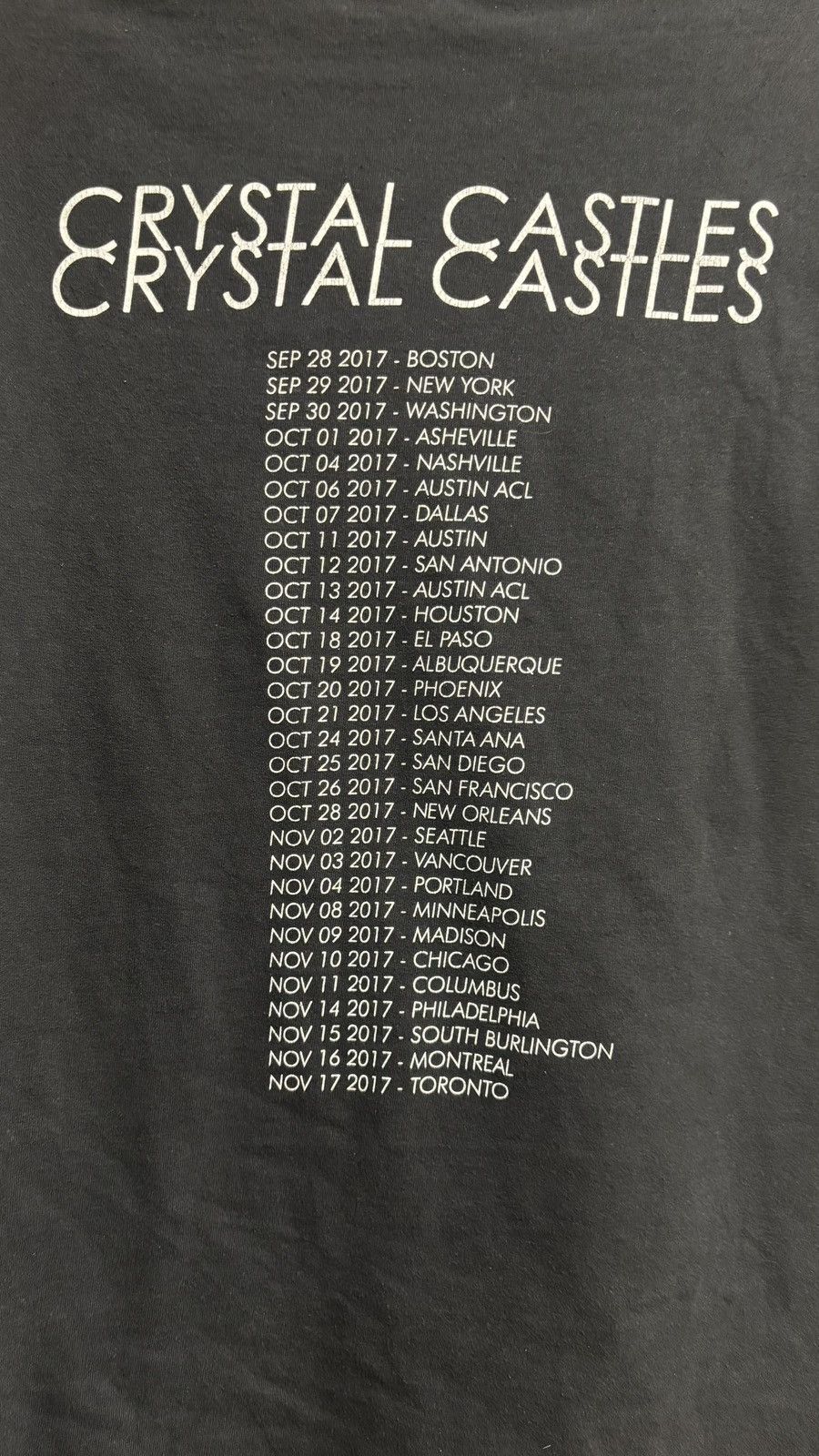 Band Tees Crystal Castles Edith Tee Size US L / EU 52-54 / 3 - 4 Thumbnail
