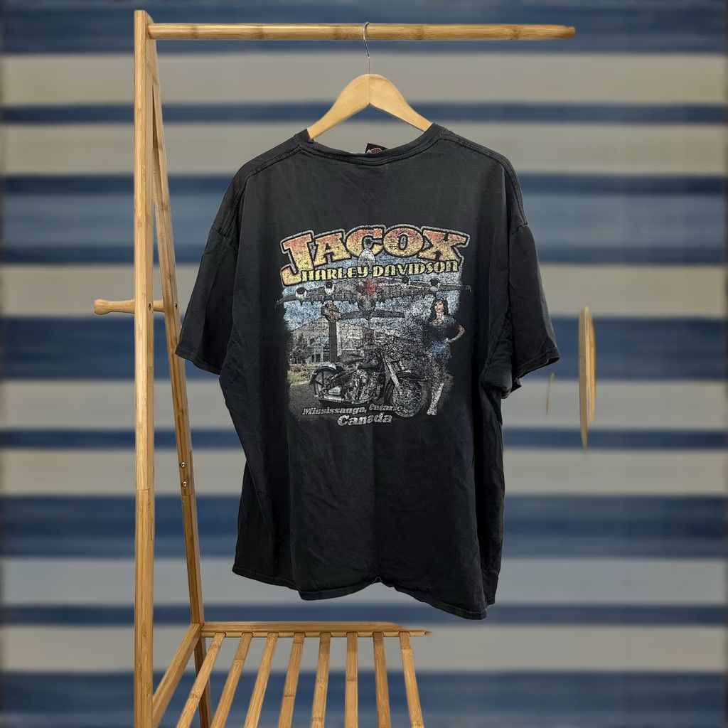 Harley Davidson VINTAGE Harley-Davidson Scary Clown Biker T-Shirt 2XL Black Mens Size US XXL / EU 58 / 5 - 1 Thumbnail