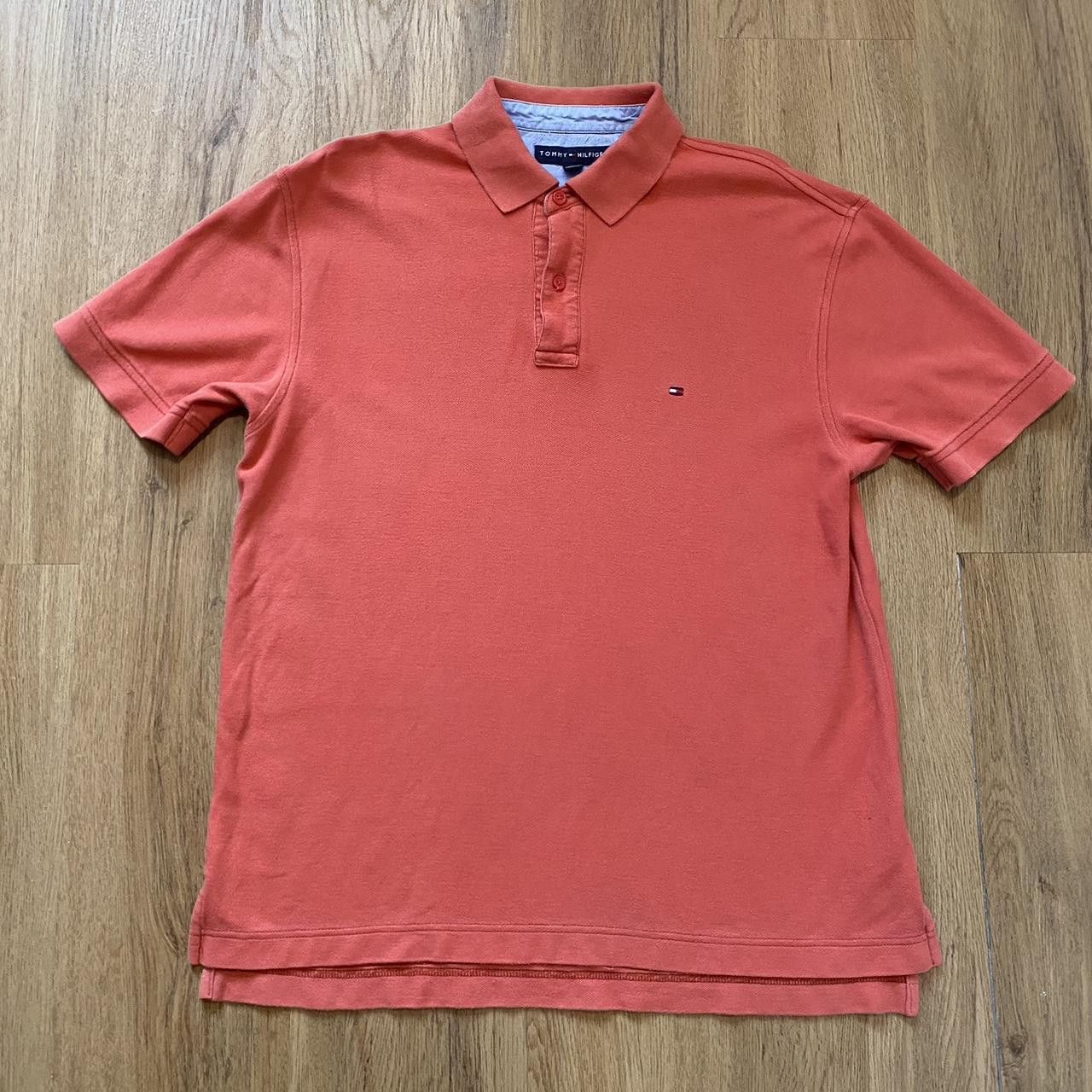 Tommy Hilfiger Tommy Hilfiger orange polo shirt Premium Gym Size US M / EU 48-50 / 2 - 1 Thumbnail