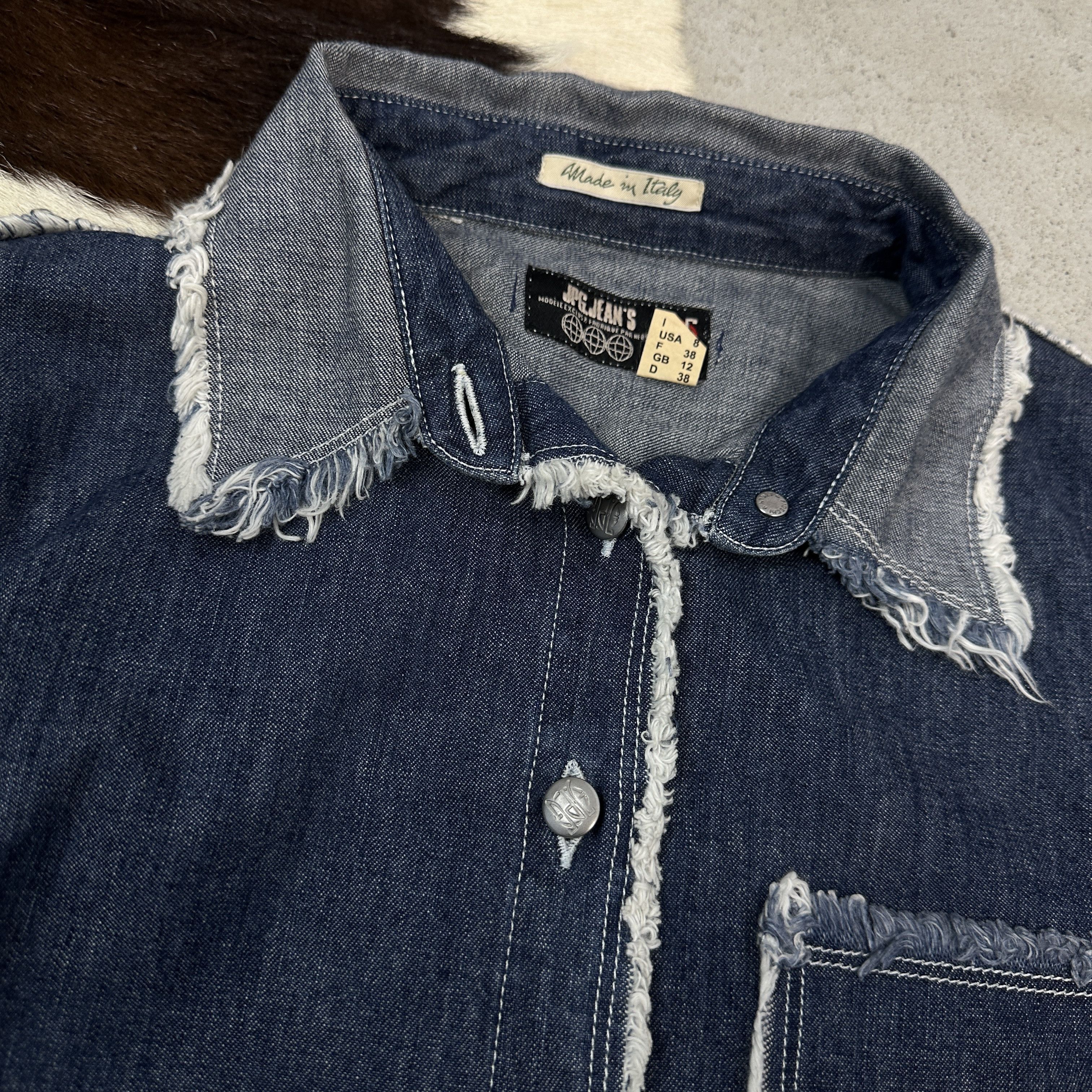 Jean Paul Gaultier × Vintage Jean Paul Gaultier Denim Shirt Size US M / EU 48-50 / 2 - 3 Thumbnail