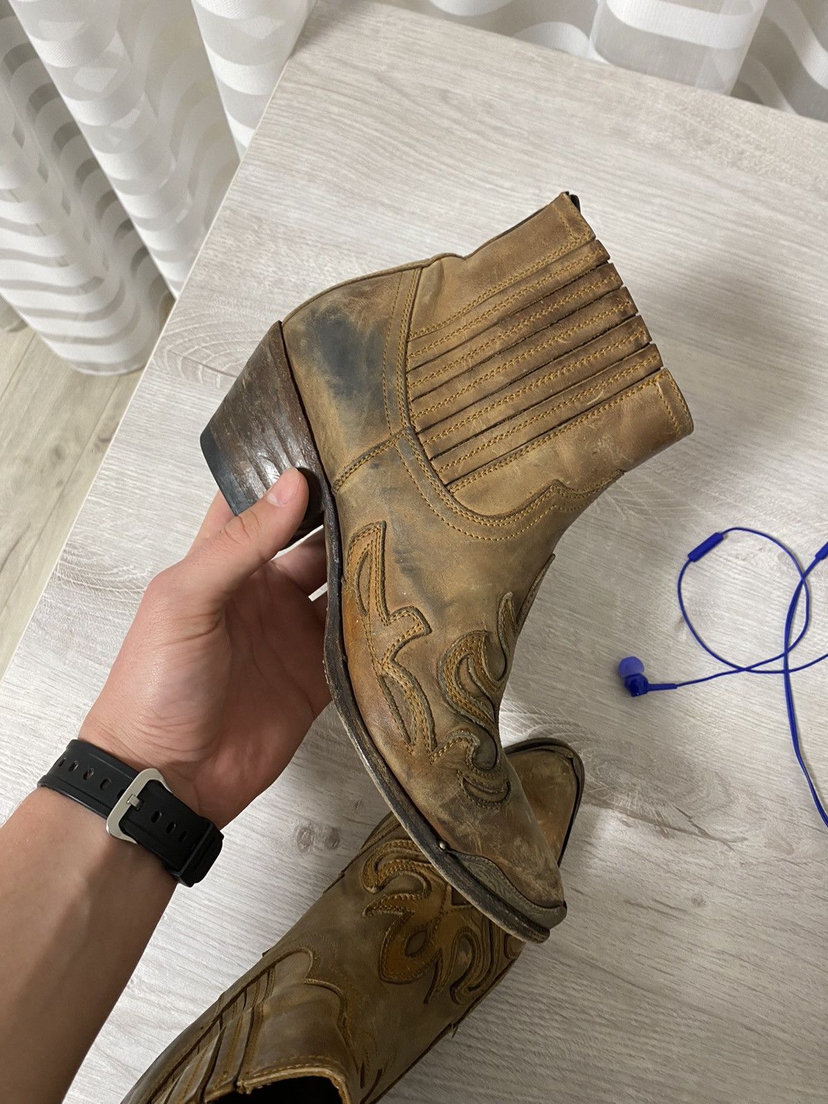 Sendra RPP 300$ Vintage Sendra Japanese Y2K Boots Cowboy AS98 Style Size US 5.5 / EU 38 - 10 Thumbnail