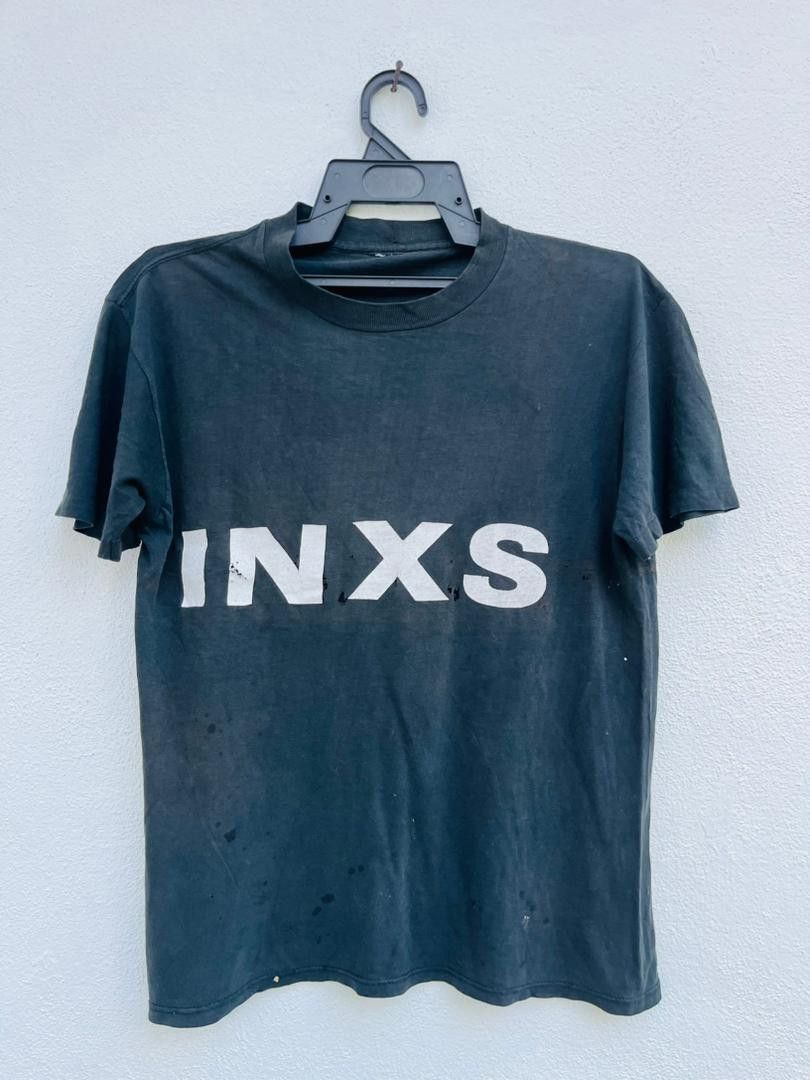 Band Tees Vintage 80s INXS Kick Off Tour 1987 Band Music Shirt Size US M / EU 48-50 / 2 - 1 Thumbnail