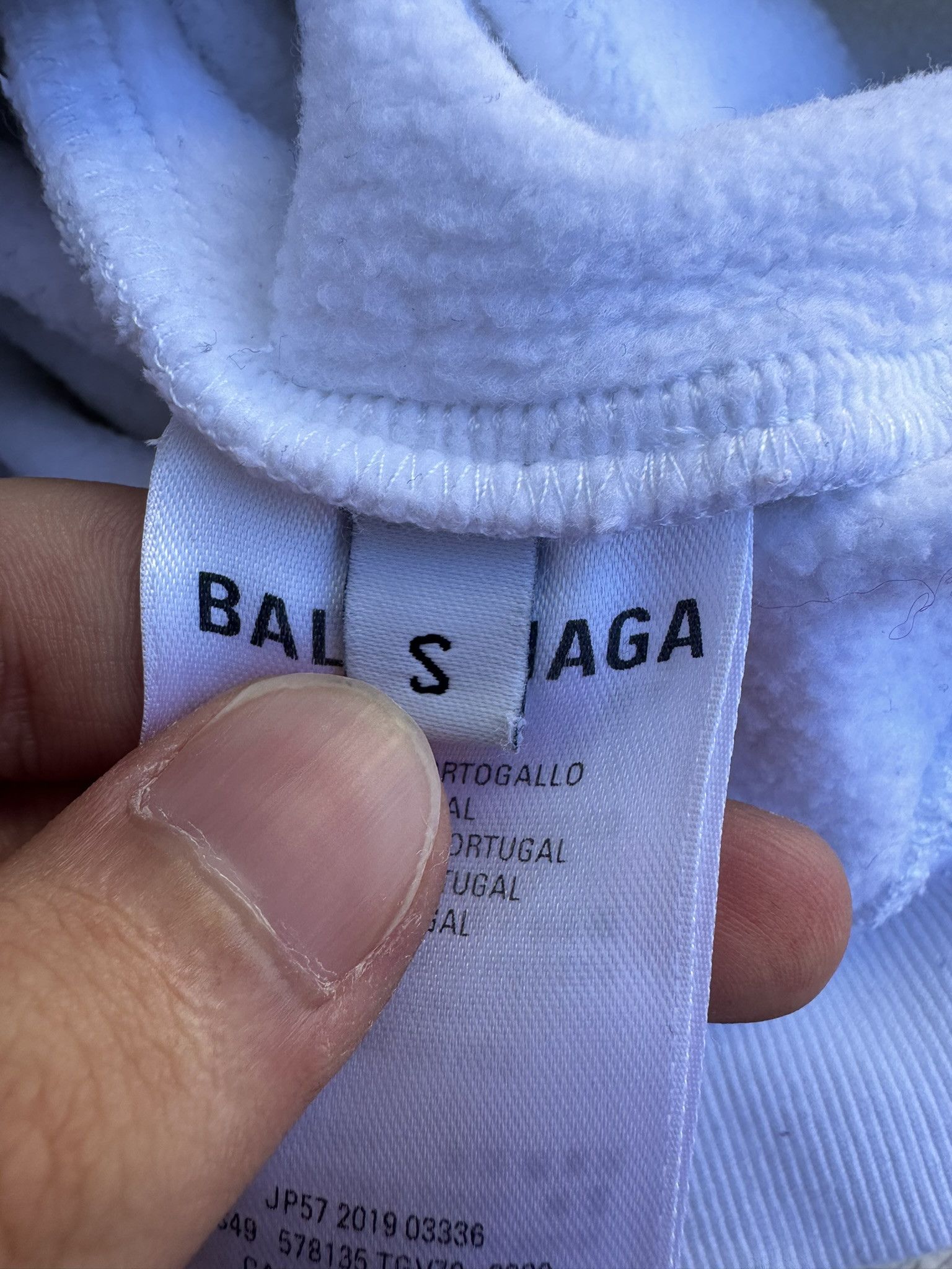 Balenciaga Balenciaga Sweatshirt Paris Laurel Logo White Hoodie Size US S / EU 44-46 / 1 - 10 Thumbnail