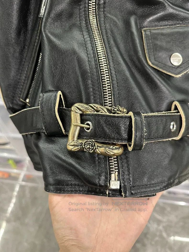 Enfants Riches Deprimes vintage black leather motorcycle jacket. Size US L / EU 52-54 / 3 - 3 Thumbnail