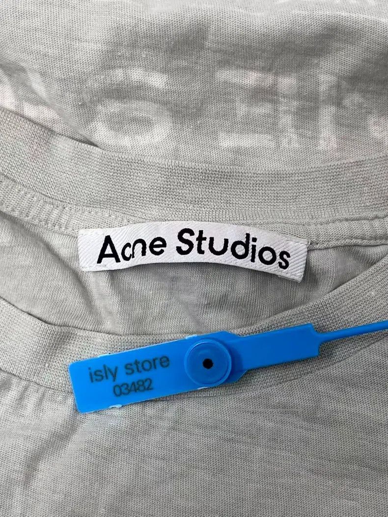 Acne Studios Acne Studios Round Neck Letter Logo Printed Casual Short S Size US L / EU 52-54 / 3 - 5 Thumbnail