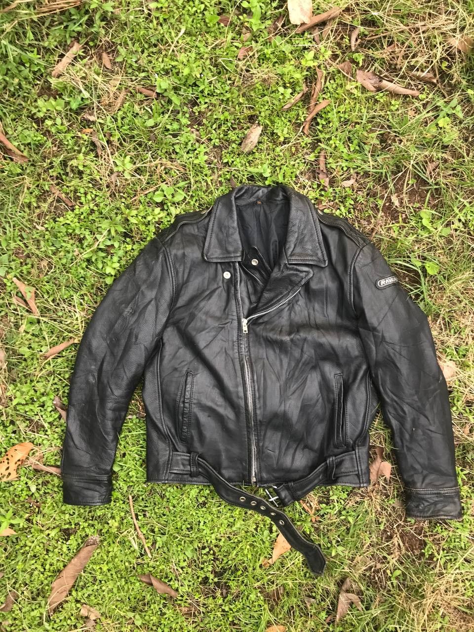 Japanese Brand RAVINE LEATHER BIKER JACKET Size US L / EU 52-54 / 3 - 1 Thumbnail