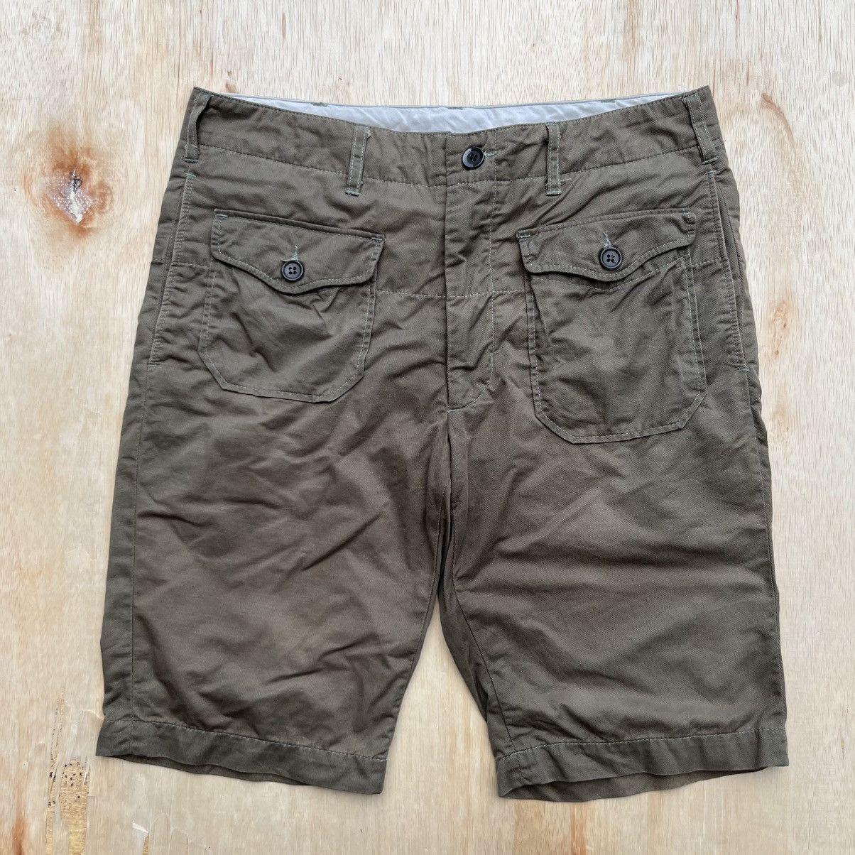 Engineered Garments ENGINEERED GARMENTS SHORT NEW YORK PRODUCTION OLIVE GREEN Size US 32 / EU 48 - 1 Thumbnail