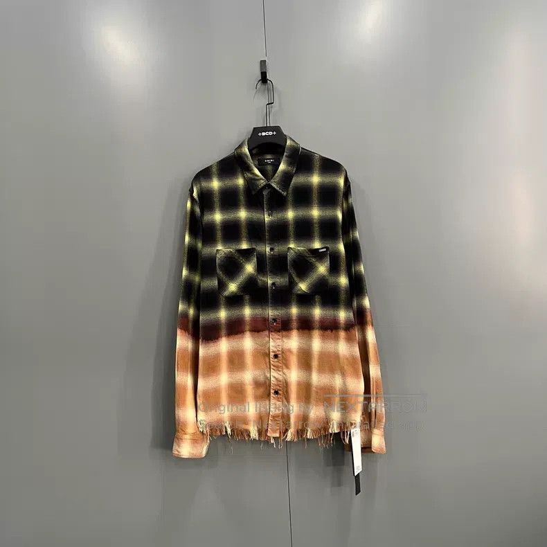 Amiri Amiri Gradual Check Pocket Shirt Size US XXS / EU 40 - 1 Thumbnail
