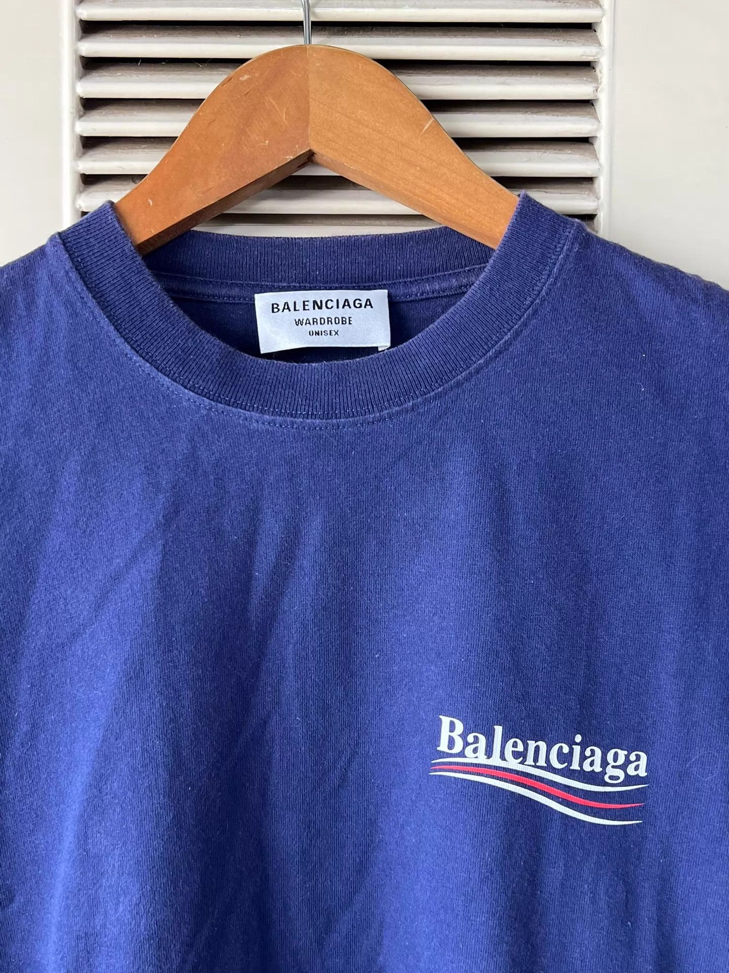 Balenciaga Balenciaga Front/Back Logo Print Short Sleeve T-Shirt S Size S / US 4 / IT 40 - 3 Thumbnail