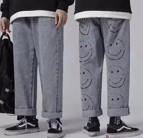 image of Vintage Denim Jeans Smile in Grey, Men's (Size 32)