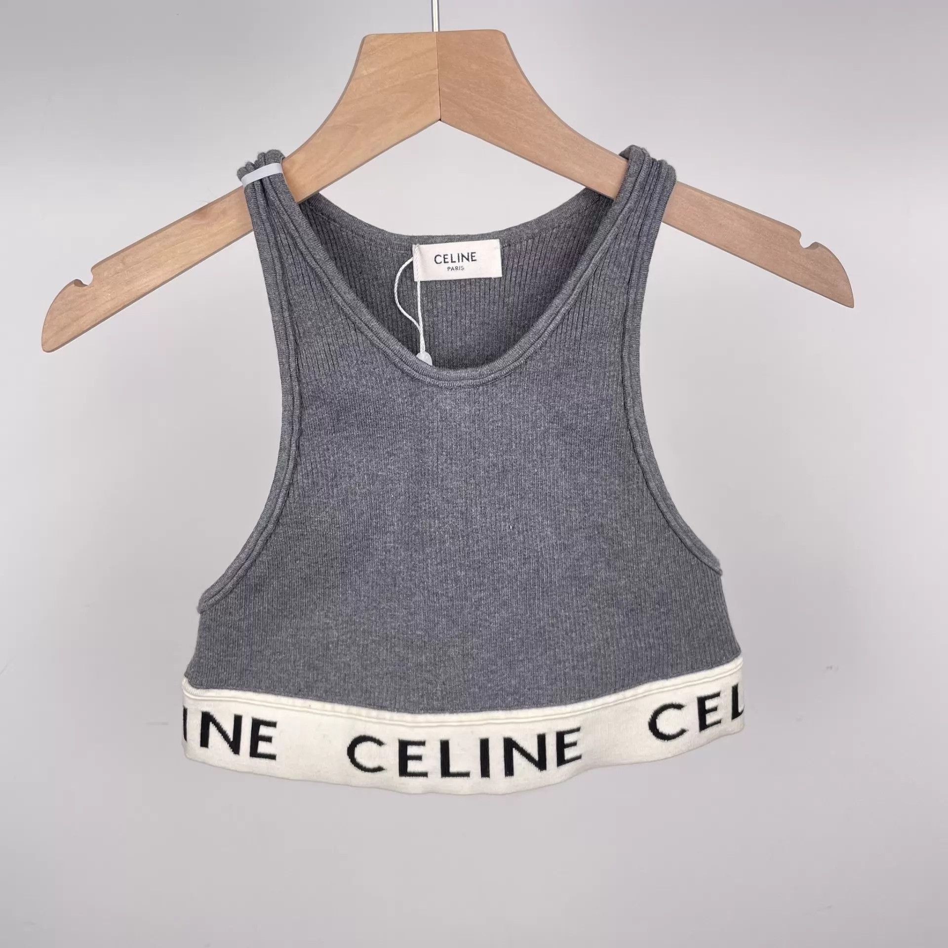 Celine CELINE Gray XS Knit Vest Size XS / US 0-2 / IT 36-38 - 1 Thumbnail